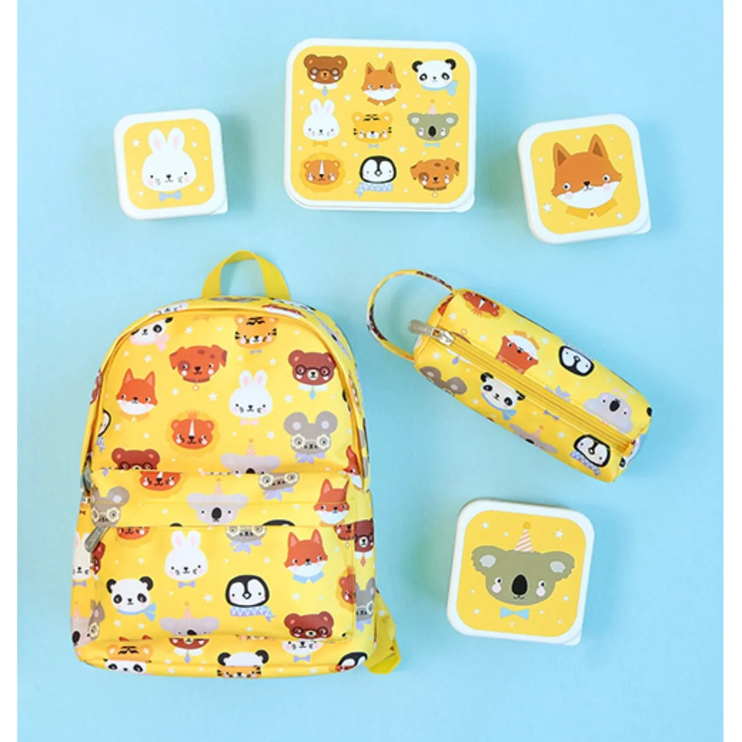 A Little Lovely Company Animal Friends Small Backpack