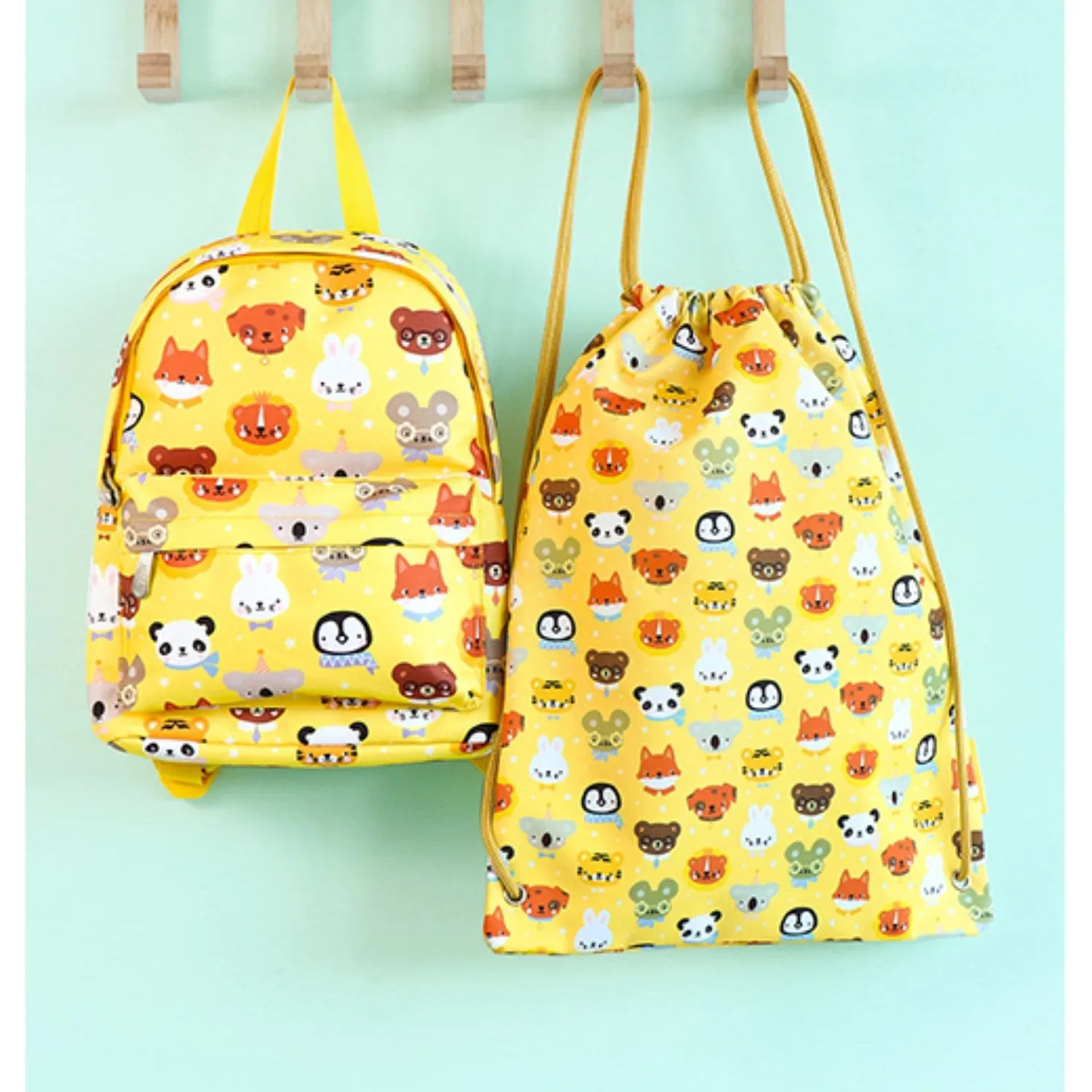 A Little Lovely Company Animal Friends Small Backpack