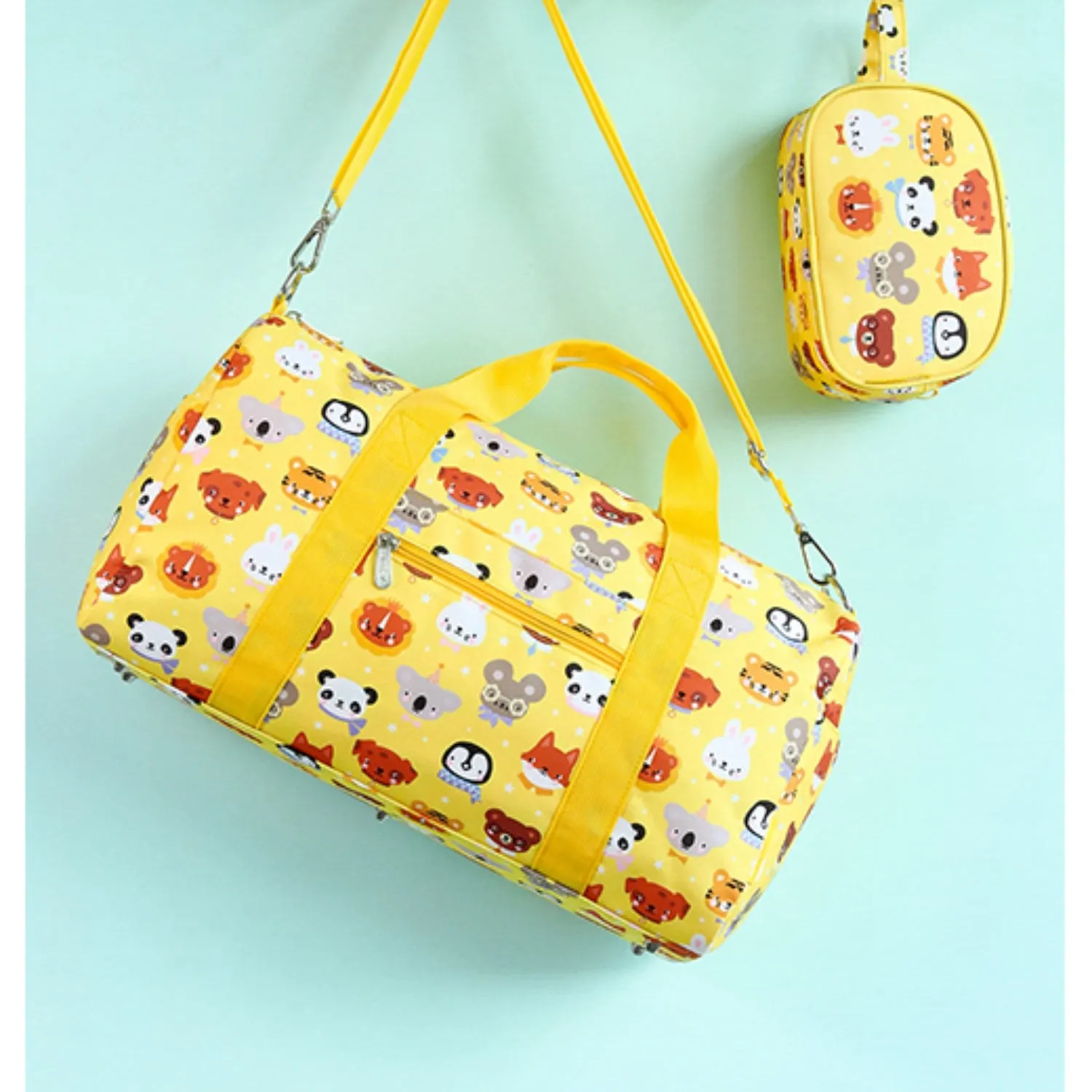 A Little Lovely Company Animal Friends Travel Bag