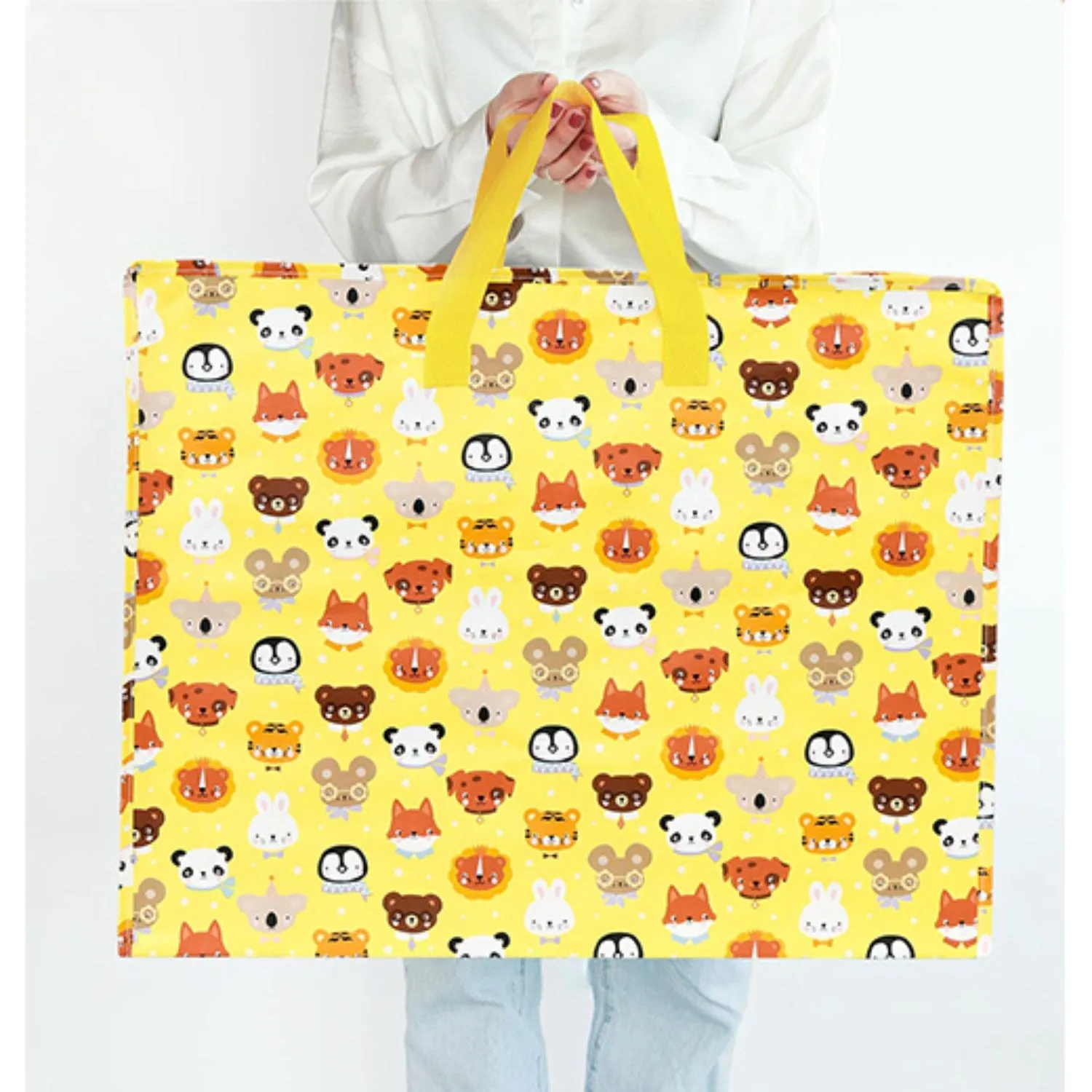 A Little Lovely Company Animal Friends XL Storage bag