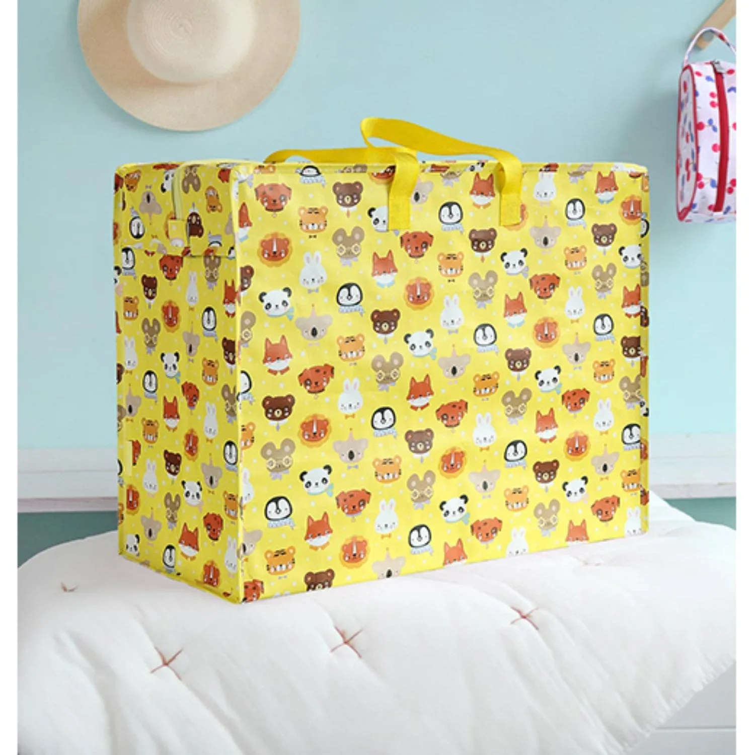 A Little Lovely Company Animal Friends XL Storage bag