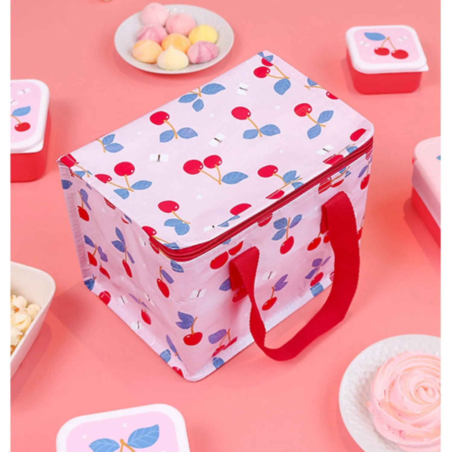 A Little Lovely Company Cherries Cooler Bag