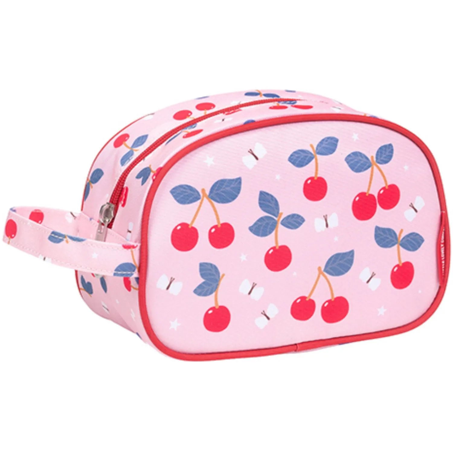A Little Lovely Company Cherries Toiletry Bag