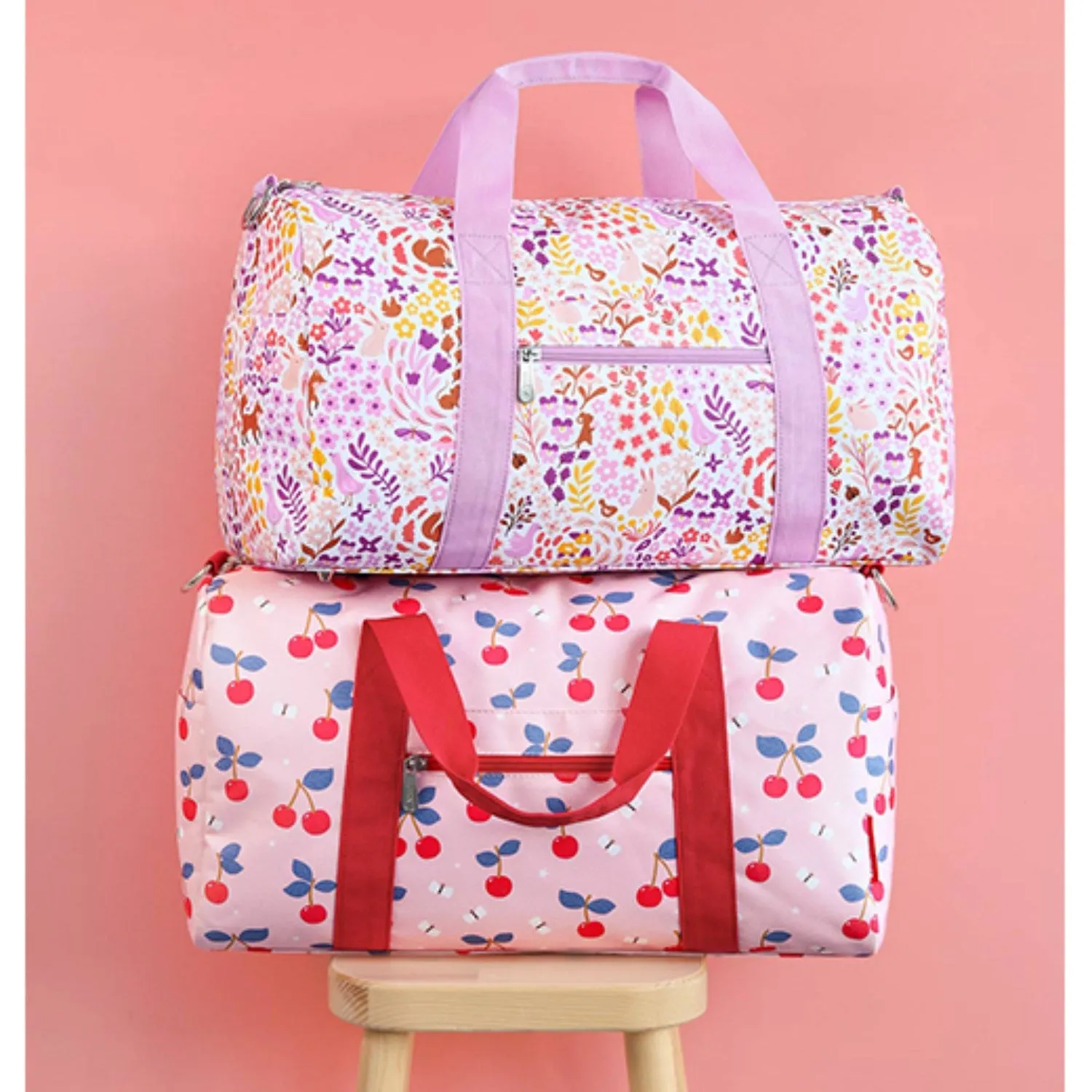 A Little Lovely Company Cherries Travel Bag