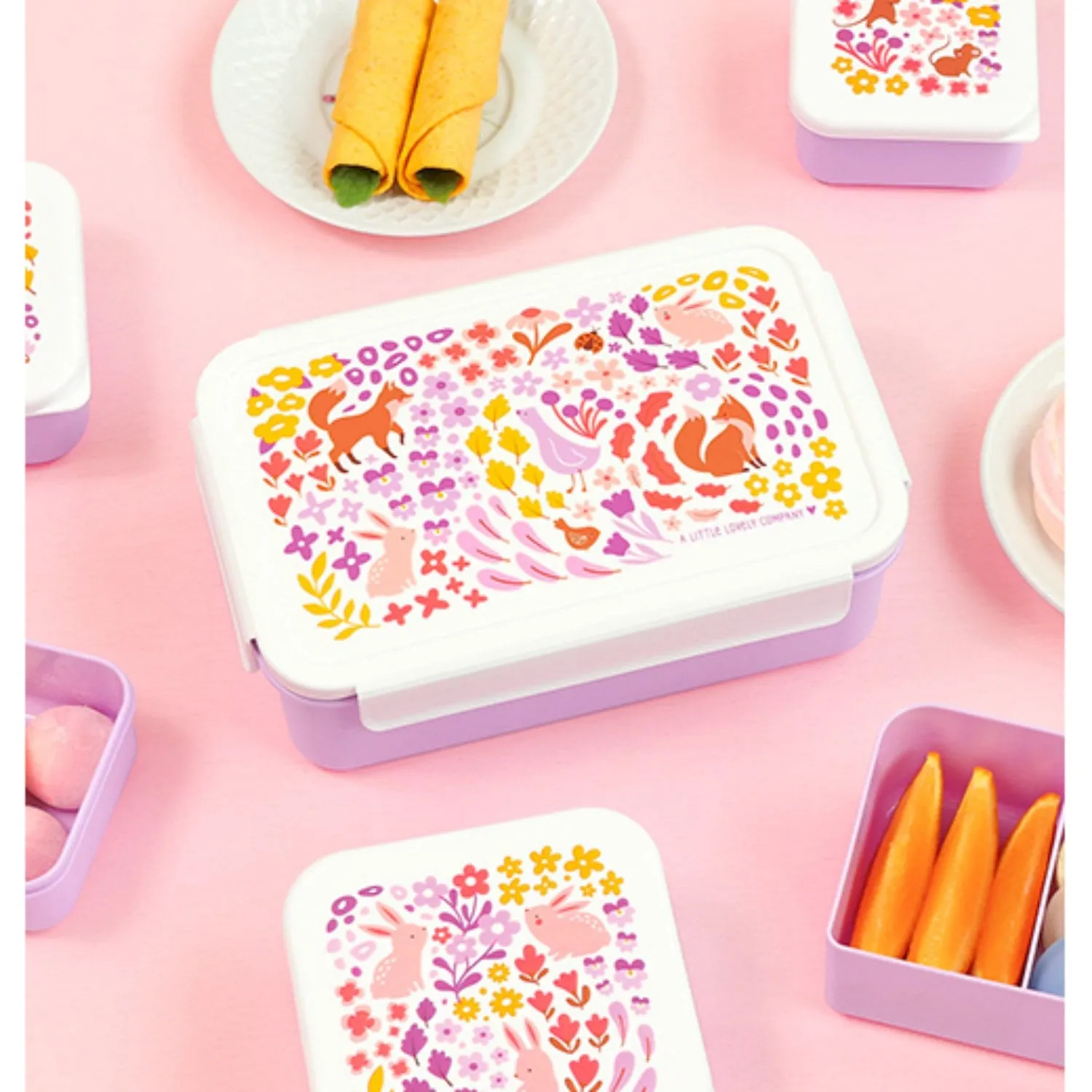 A Little Lovely Company Flower Garden Bento Lunch Box