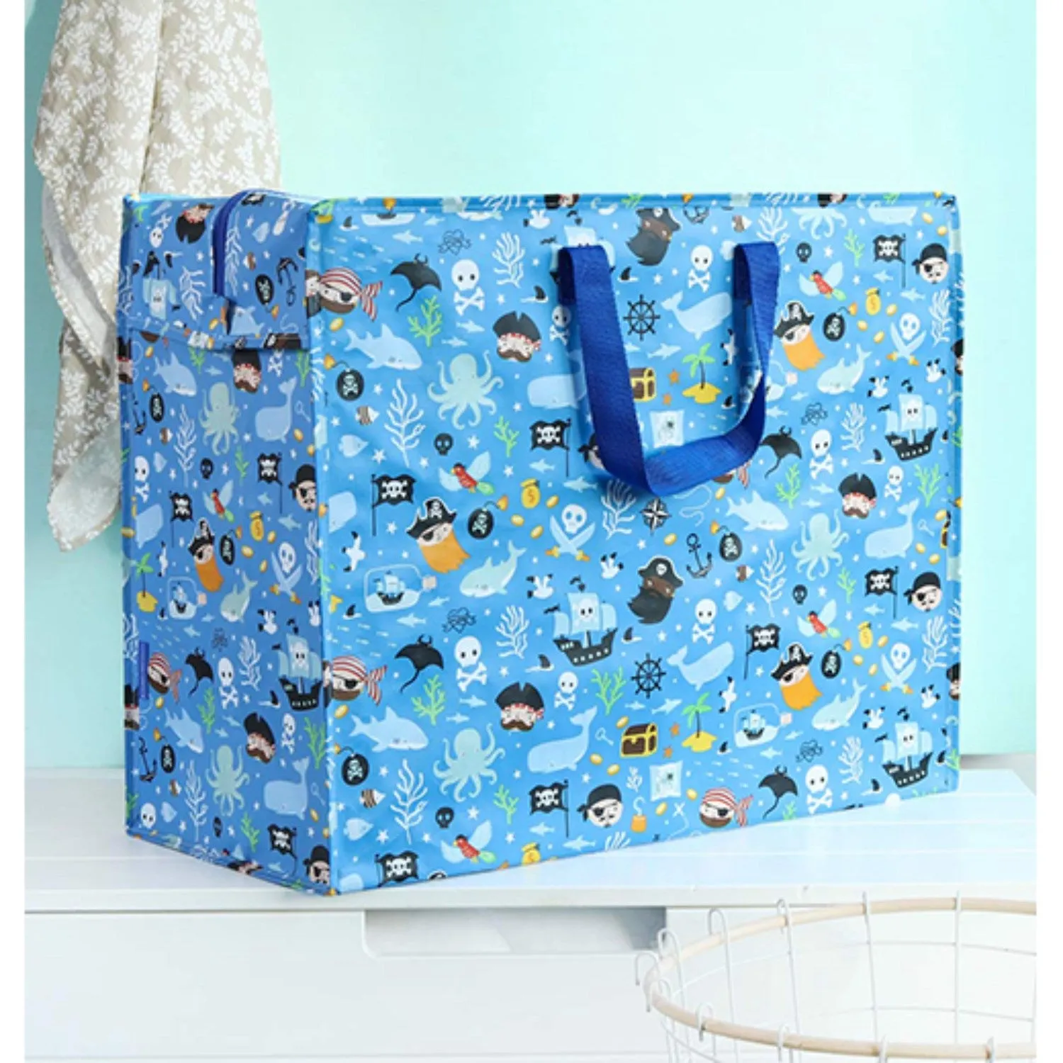 A Little Lovely Company Pirates XL Storage Bag