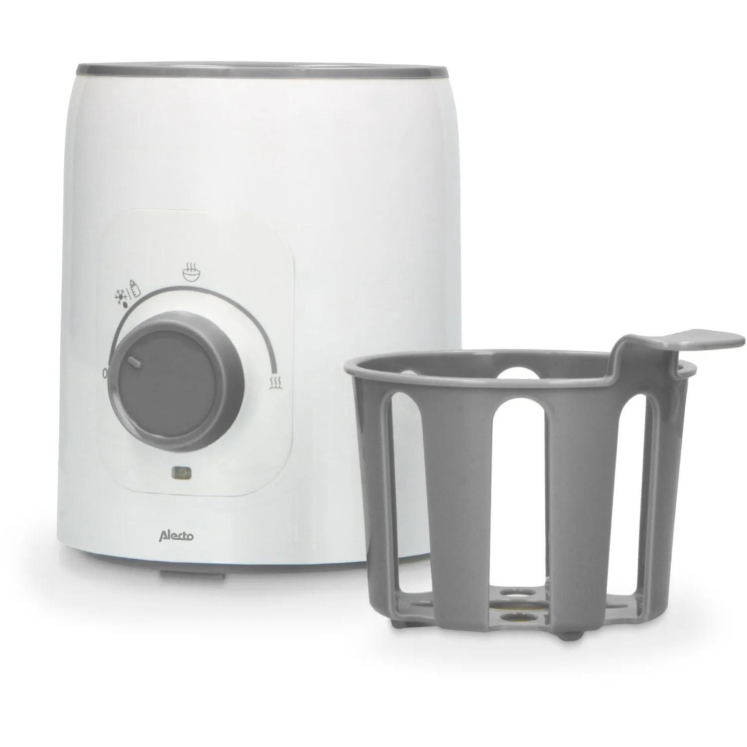 Alecto White Bottle Warmer