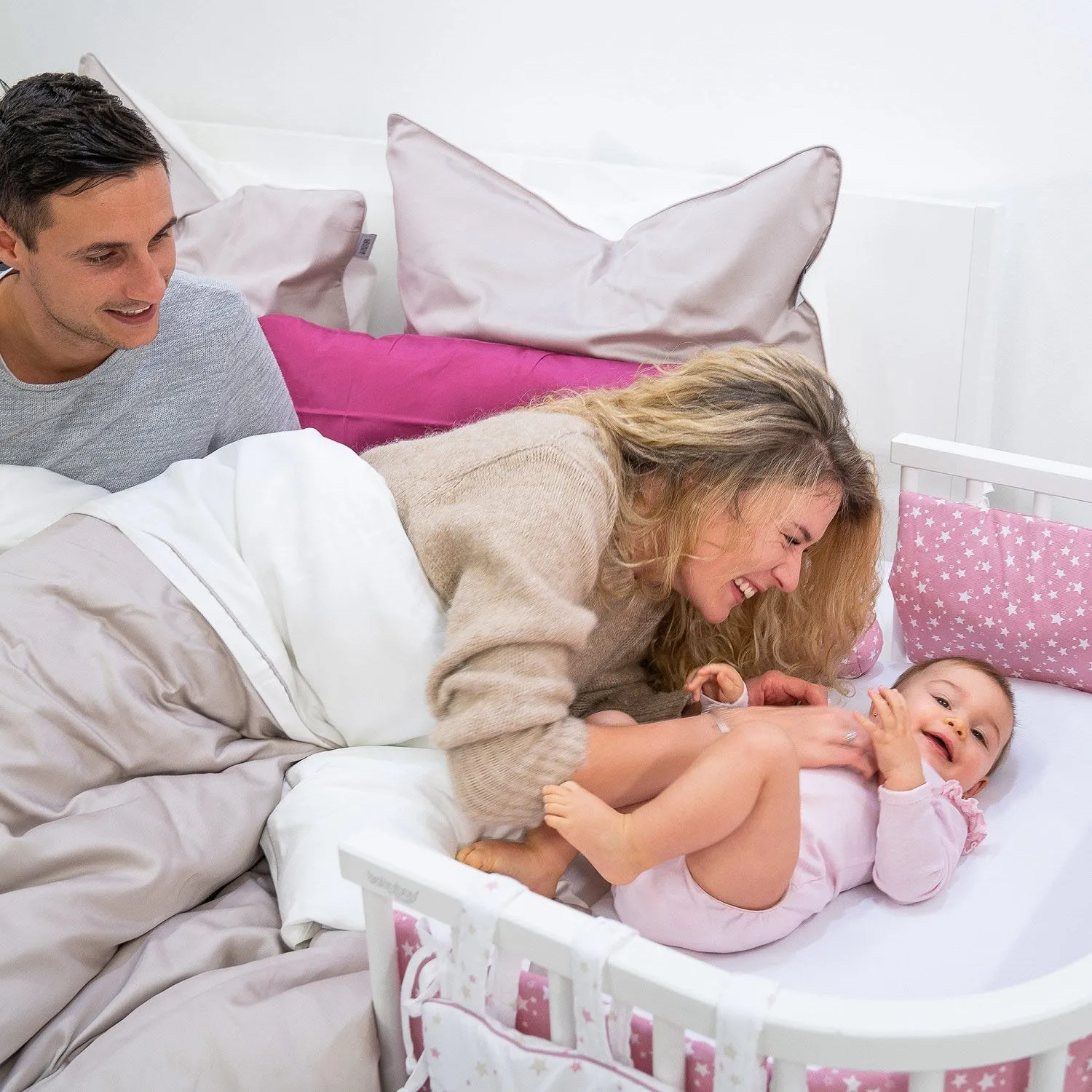 babybay® White Jersey Cover Deluxe Sheet 2-Pack Maxi, Midi, Boxspring, Comfort And Comfort Plus