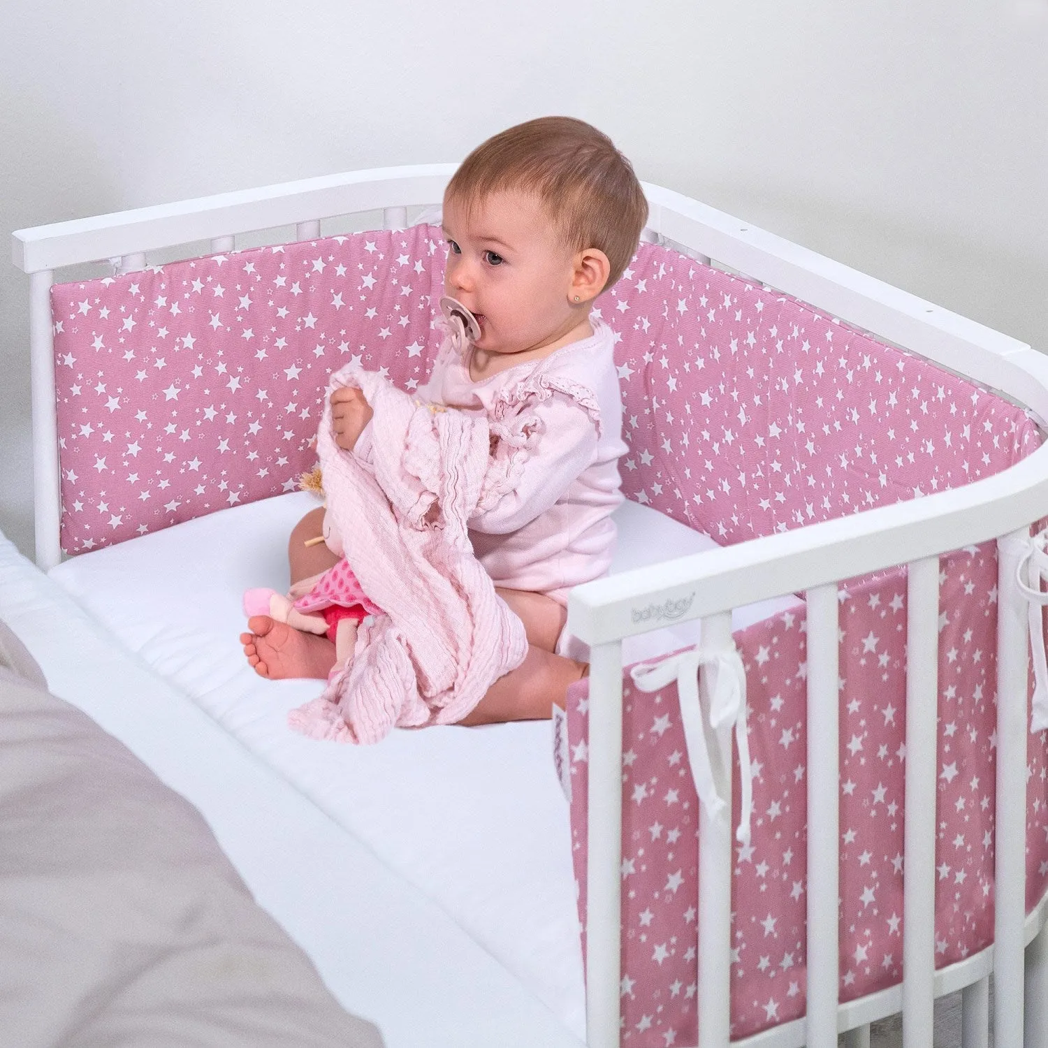 babybay® White Jersey Cover Deluxe Sheet 2-Pack Maxi, Midi, Boxspring, Comfort And Comfort Plus