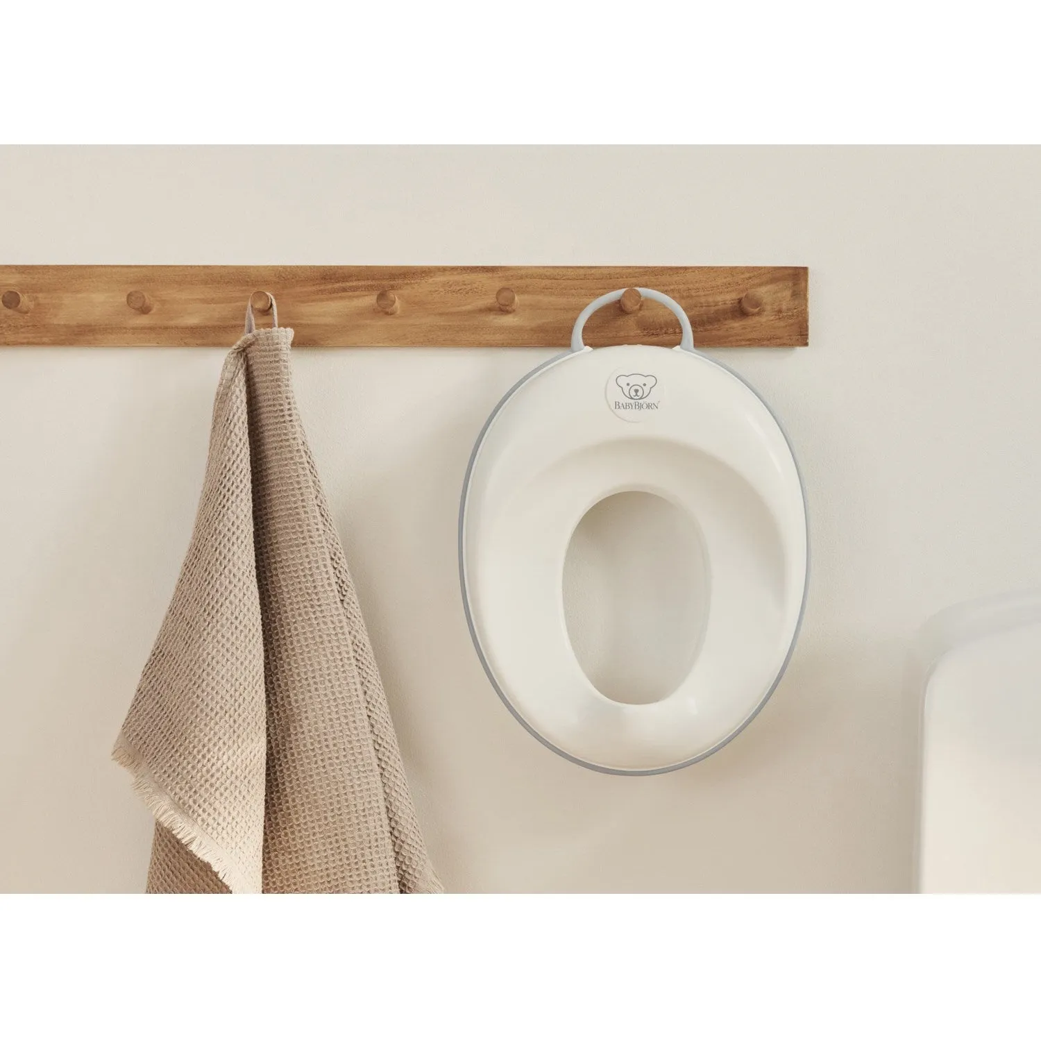 BabyBjörn White/Grey Toilet Training Seat