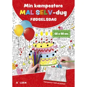 Ball Paint-Yourself-Tablecloth: Birthday