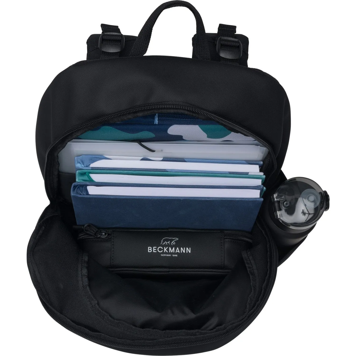 Beckmann Black Coated Sport Junior School Bag