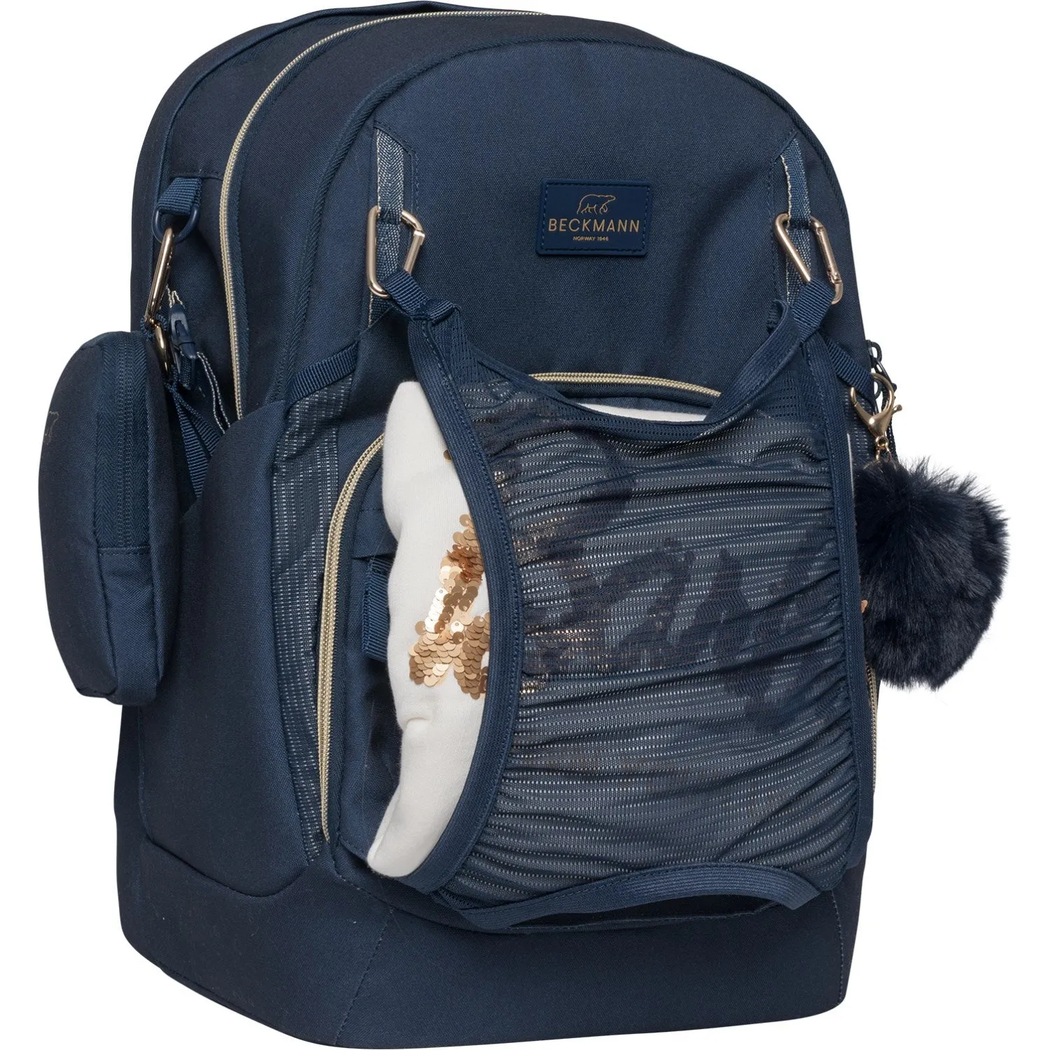 Beckmann Blue Gold Sport Air School Bag