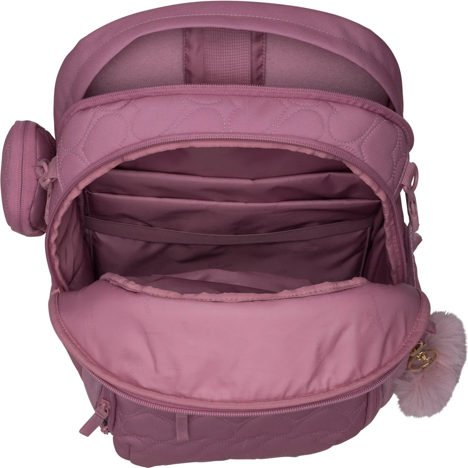 Beckmann Padded Heart Rose Sport Air School Bag