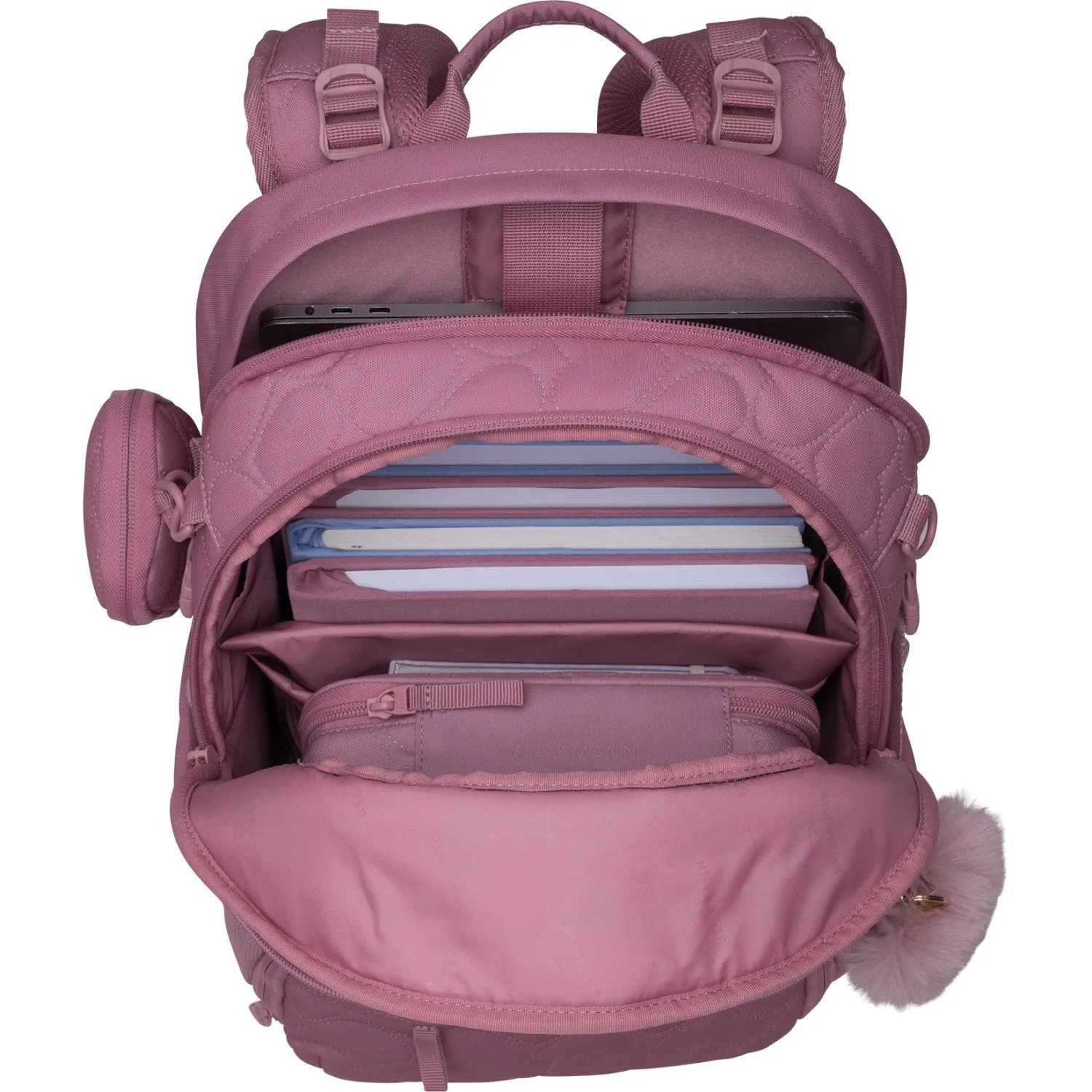 Beckmann Padded Heart Rose Sport Air School Bag