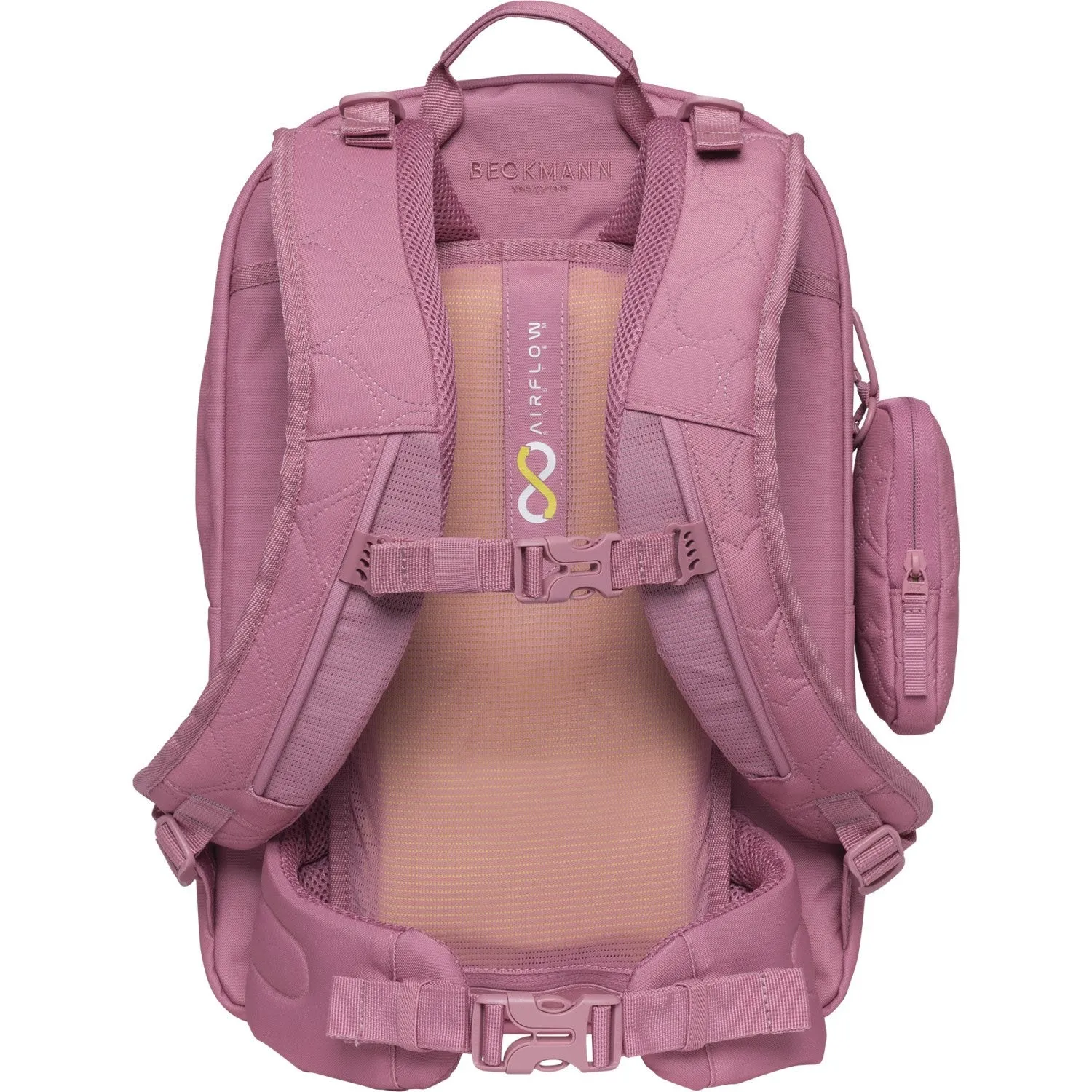Beckmann Padded Heart Rose Sport Air School Bag