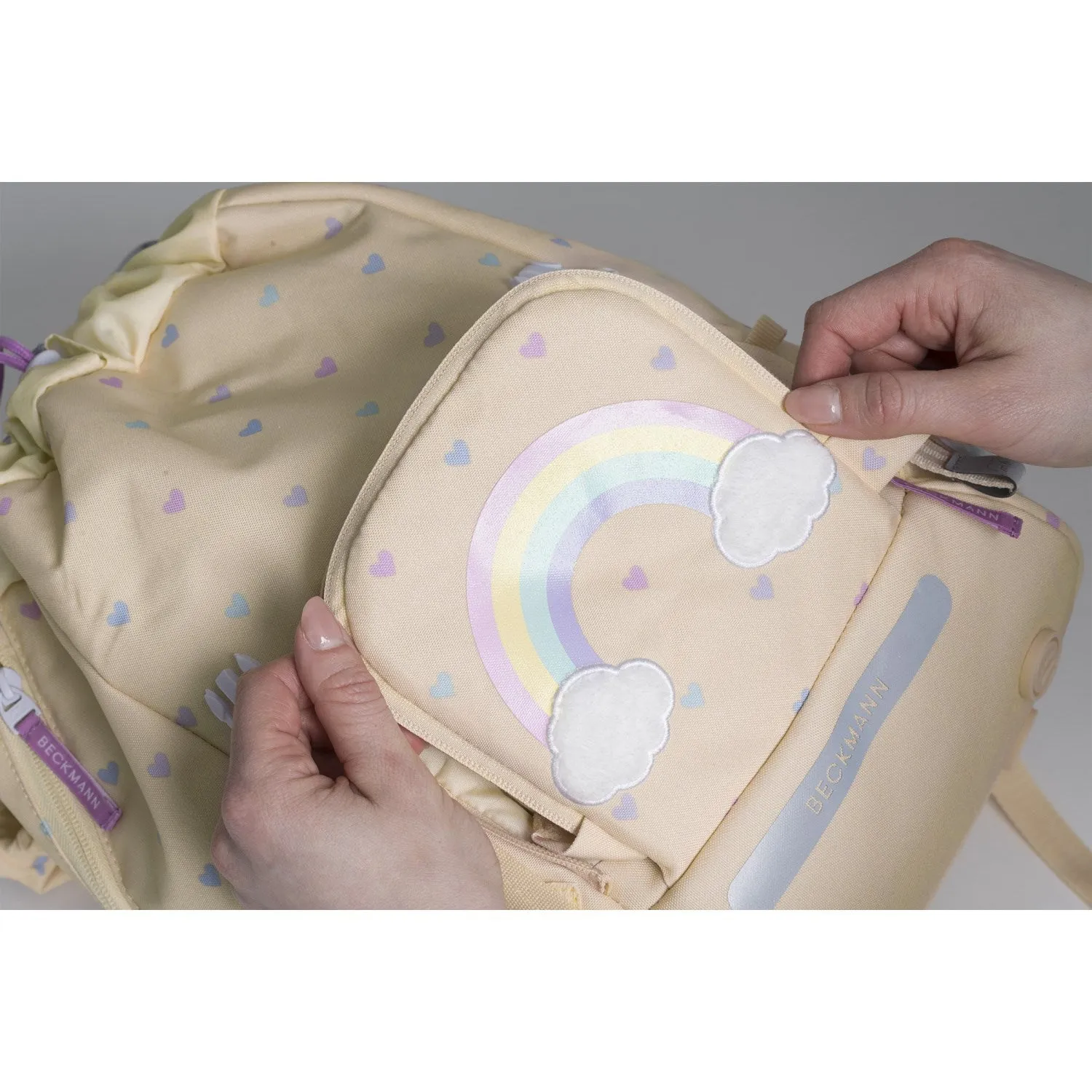 Beckmann Yellow Heart Classic School Bag