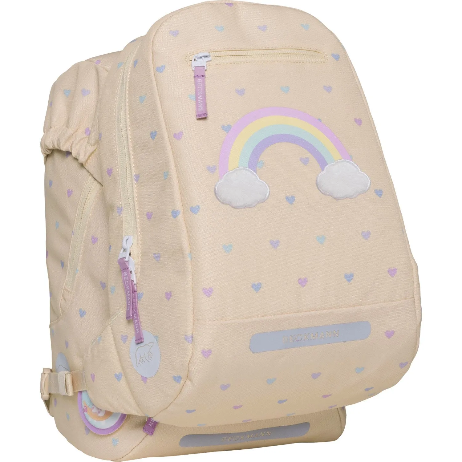 Beckmann Yellow Heart Classic School Bag