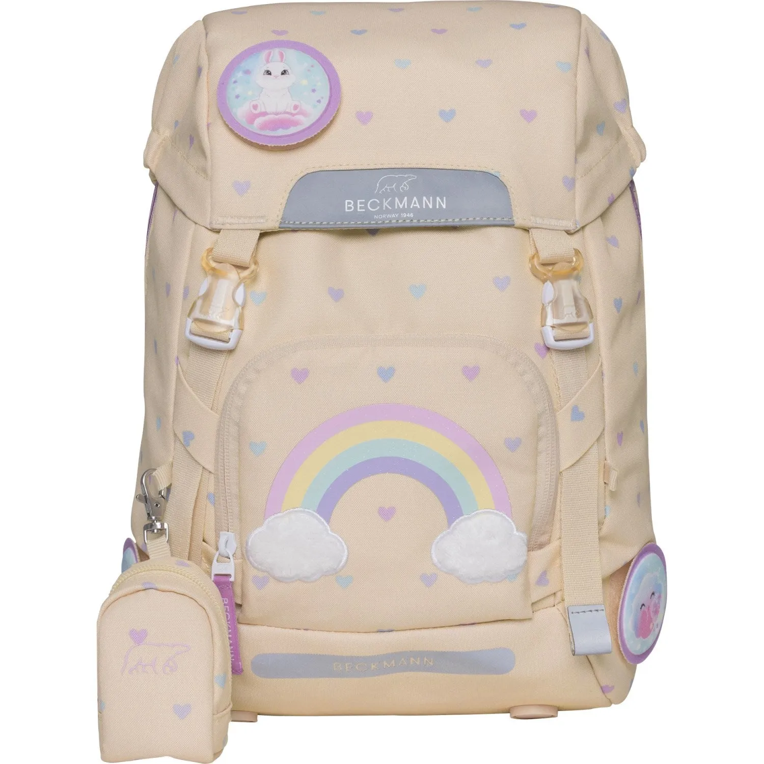 Beckmann Yellow Heart Classic School Bag