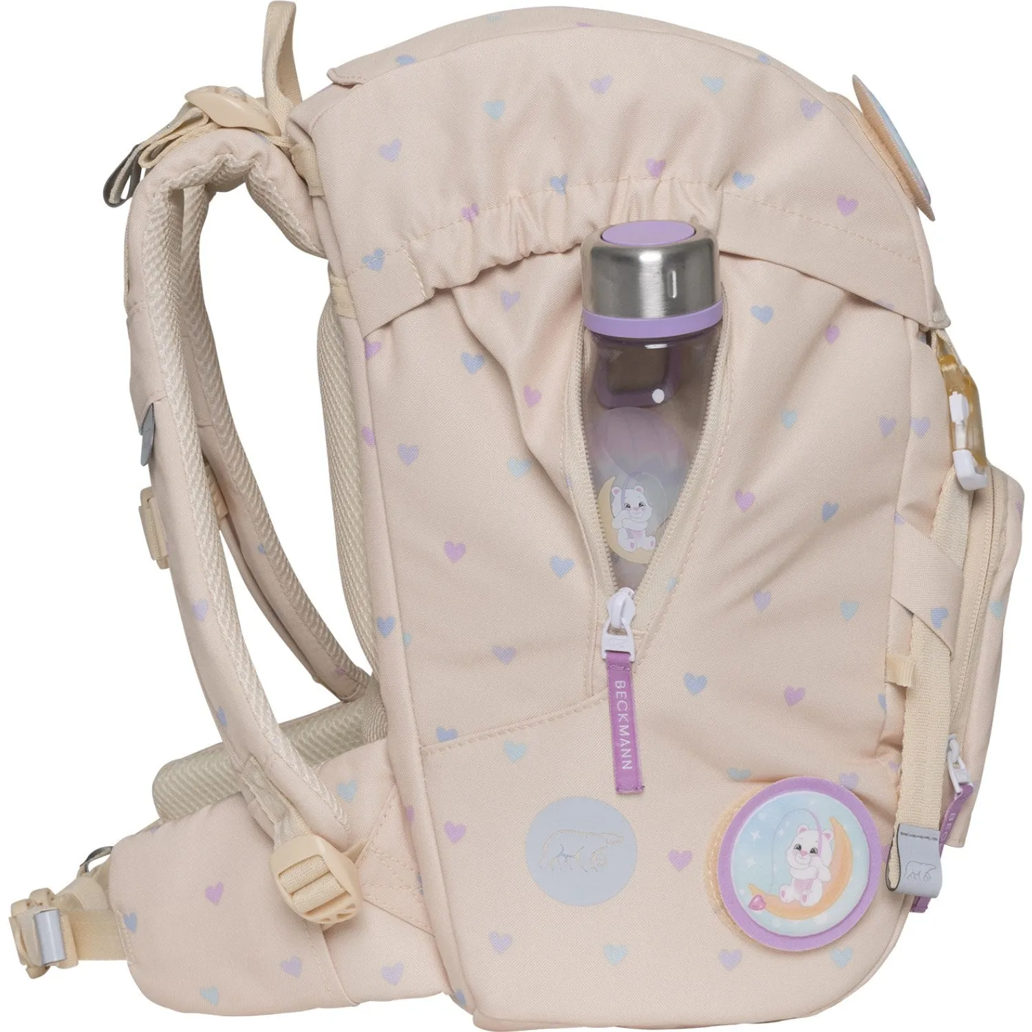 Beckmann Yellow Heart Classic School Bag