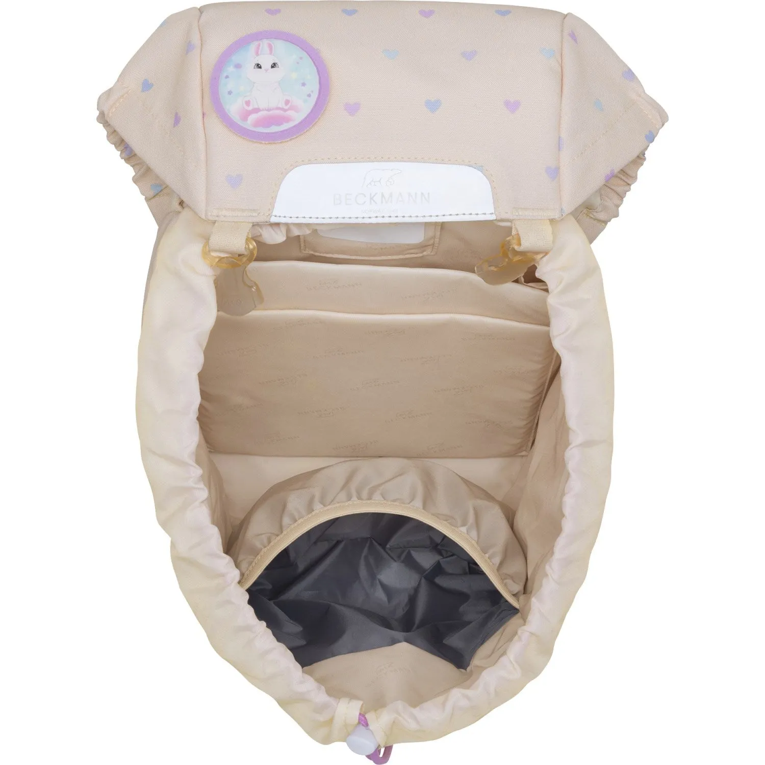 Beckmann Yellow Heart Classic School Bag