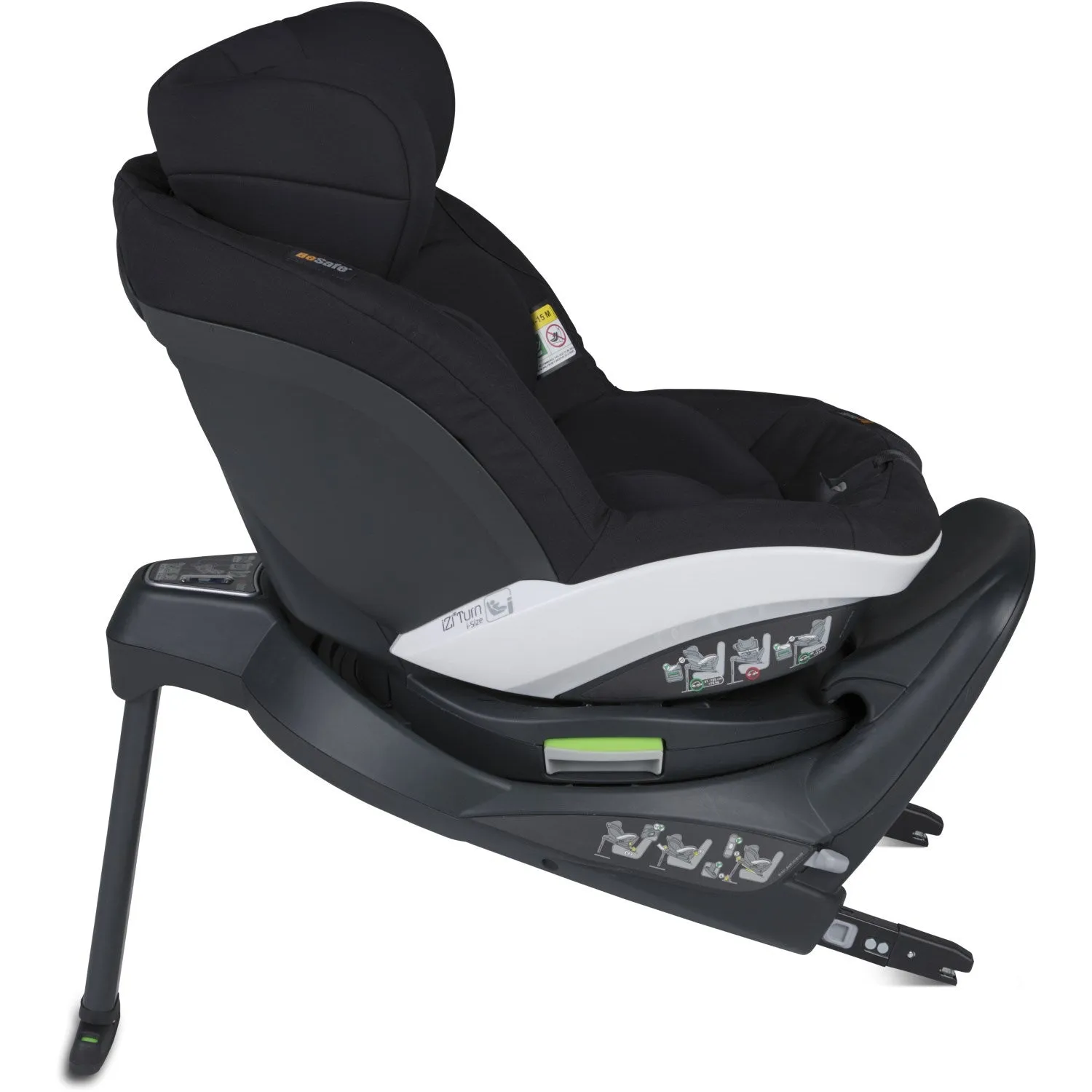 BeSafe Fresh Black Cab Izi Turn I-Size Car Seat