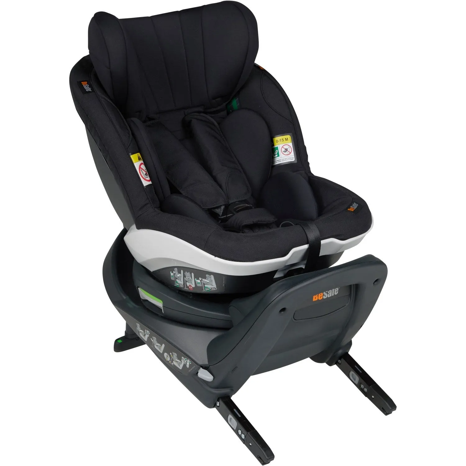 BeSafe Fresh Black Cab Izi Turn I-Size Car Seat