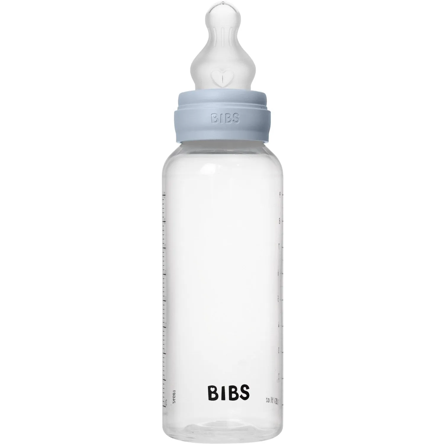 Bibs Baby Blue Bibs Baby Bottle Round Silicone 1 Pack 270 ml Medium Flow