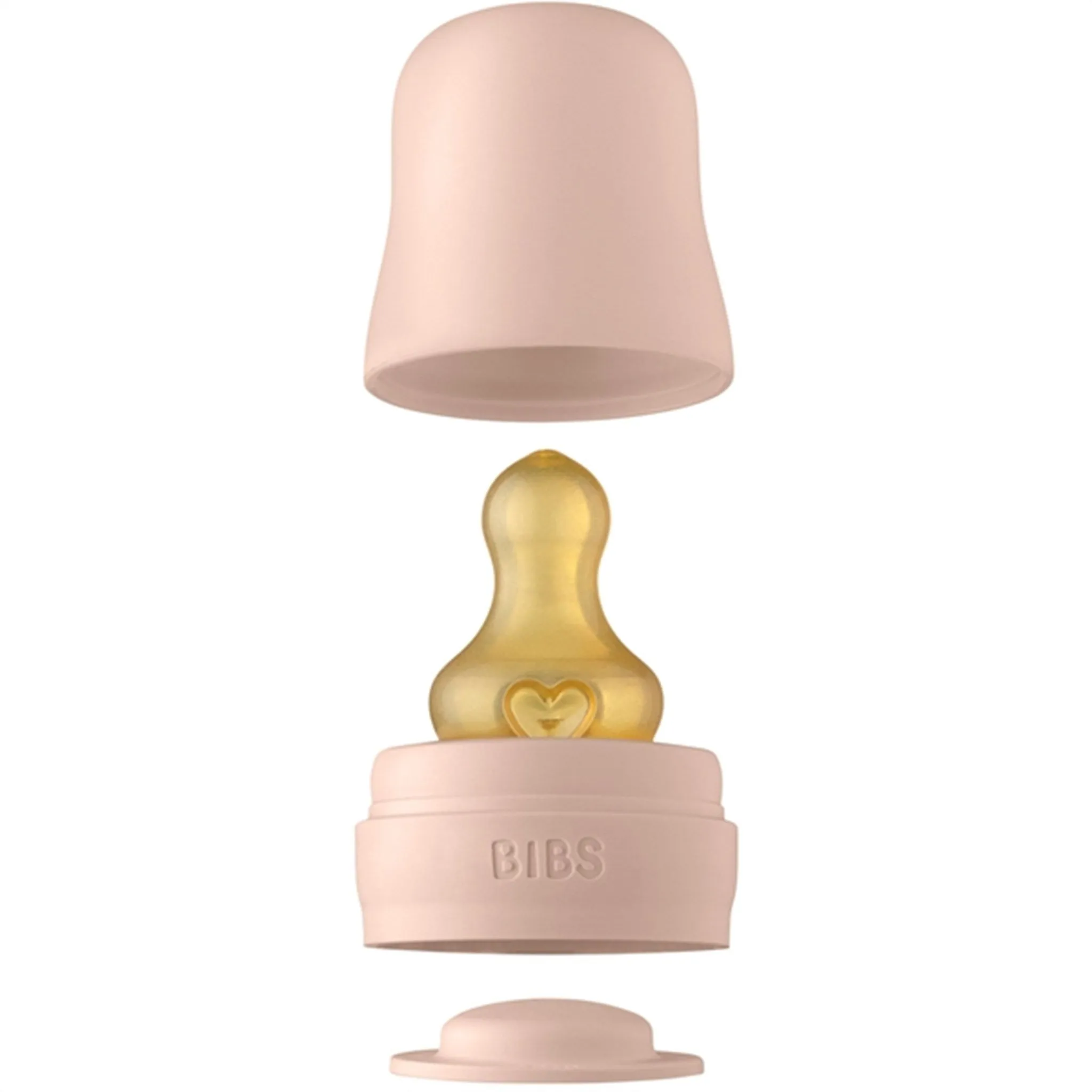 Bibs Baby Glass Bottle Complete Set Blush 110 ml
