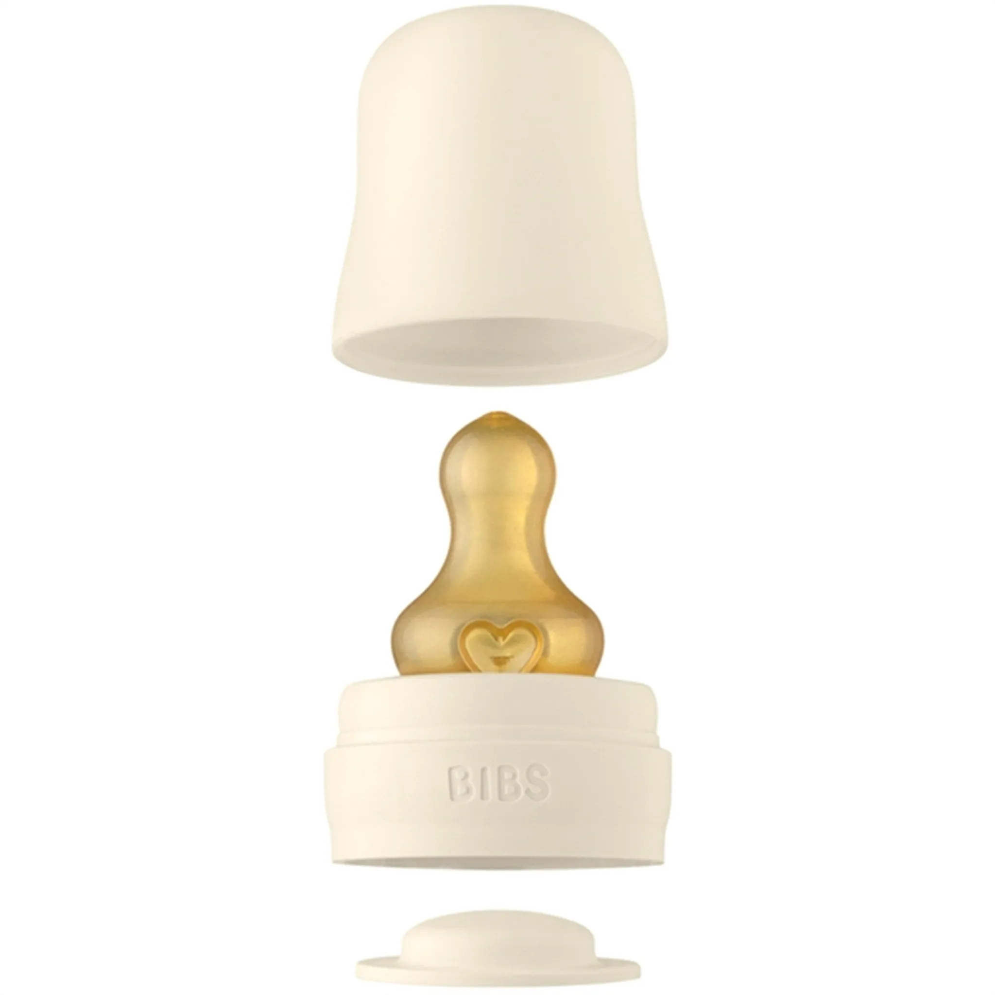 Bibs Baby Glass Bottle Complete Set Ivory 225 ml