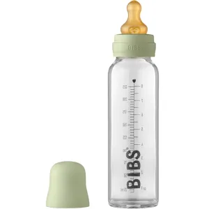 Bibs Baby Glass Bottle Complete Set Sage 225 ml