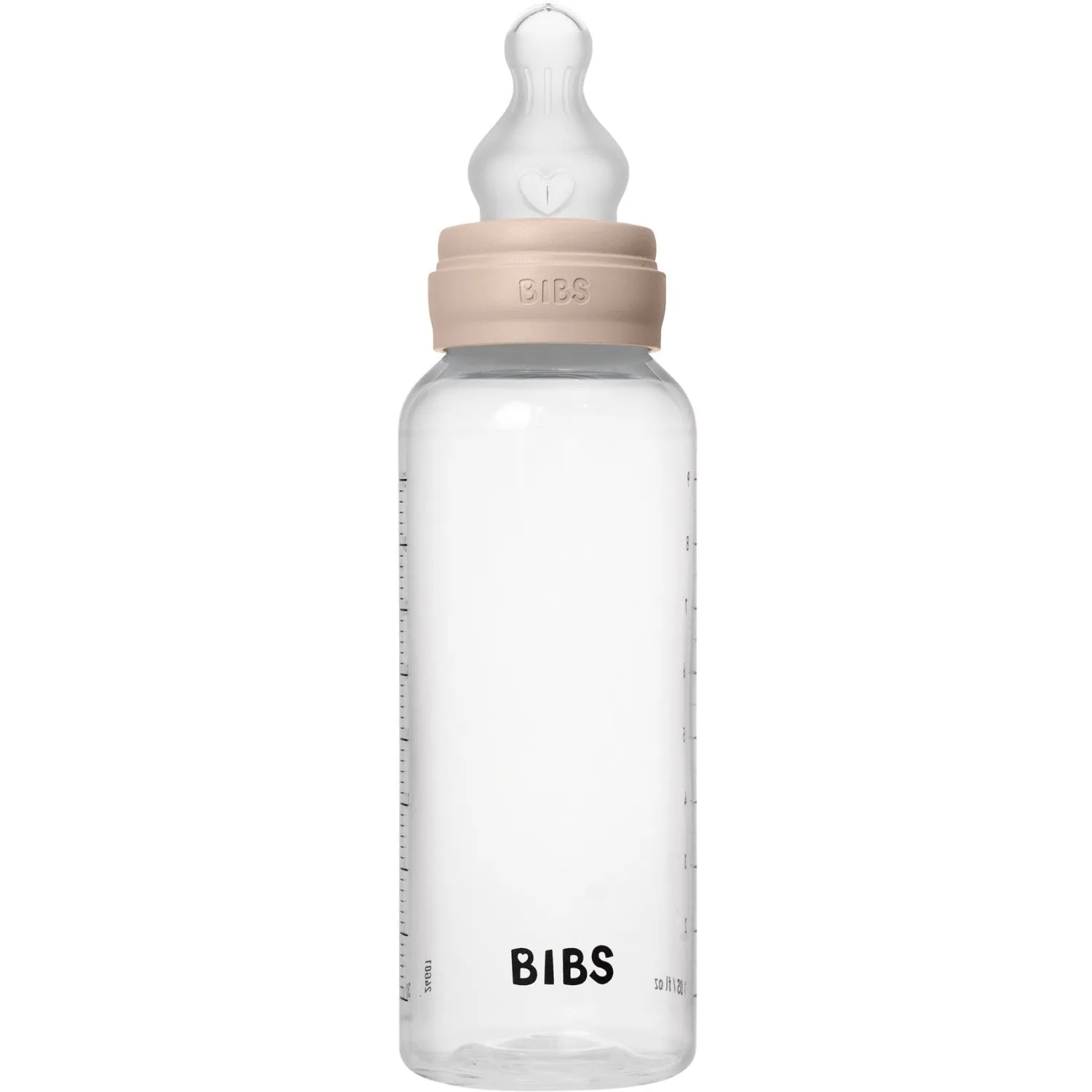 Bibs Blush Bibs Baby Bottle Round Silicone 1 Pack 270 ml Medium Flow