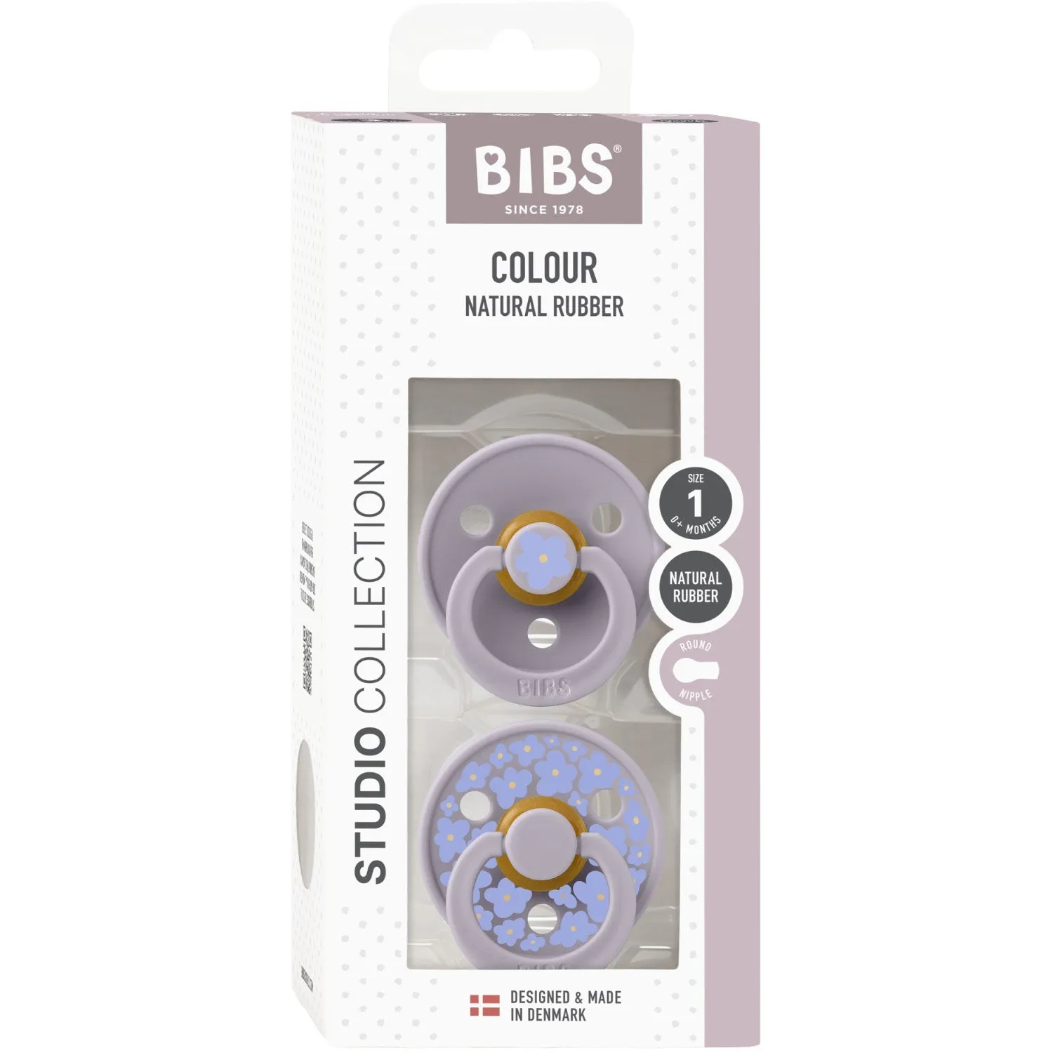Bibs Fossil Grey Mix Studio Colour 2-pack Jasmine Latex