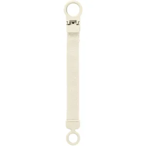 Bibs Ivory Pacifier Clip Loop