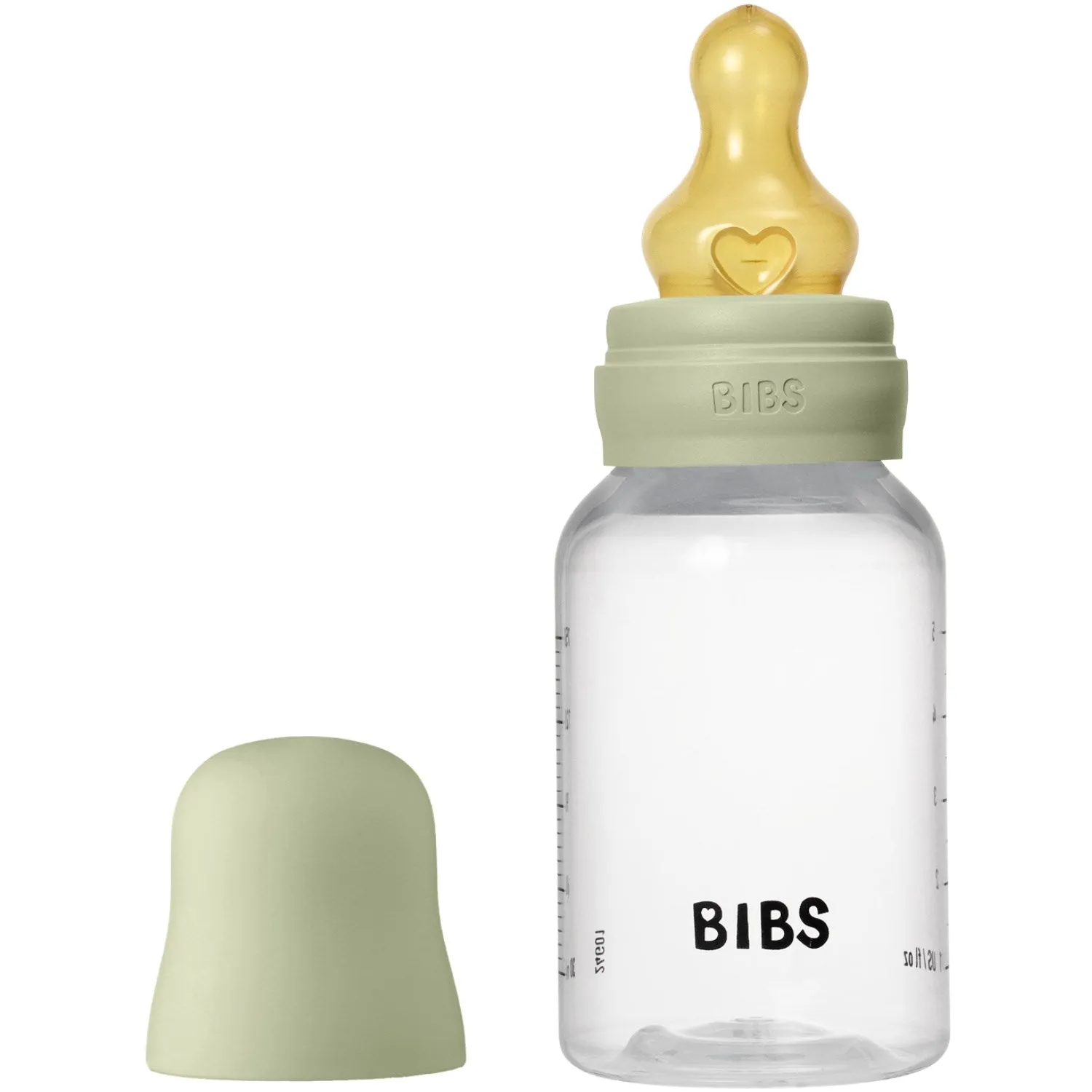 Bibs Sage Bibs Baby Bottle Round Latex 1 Pack 150 ml Slow Flow