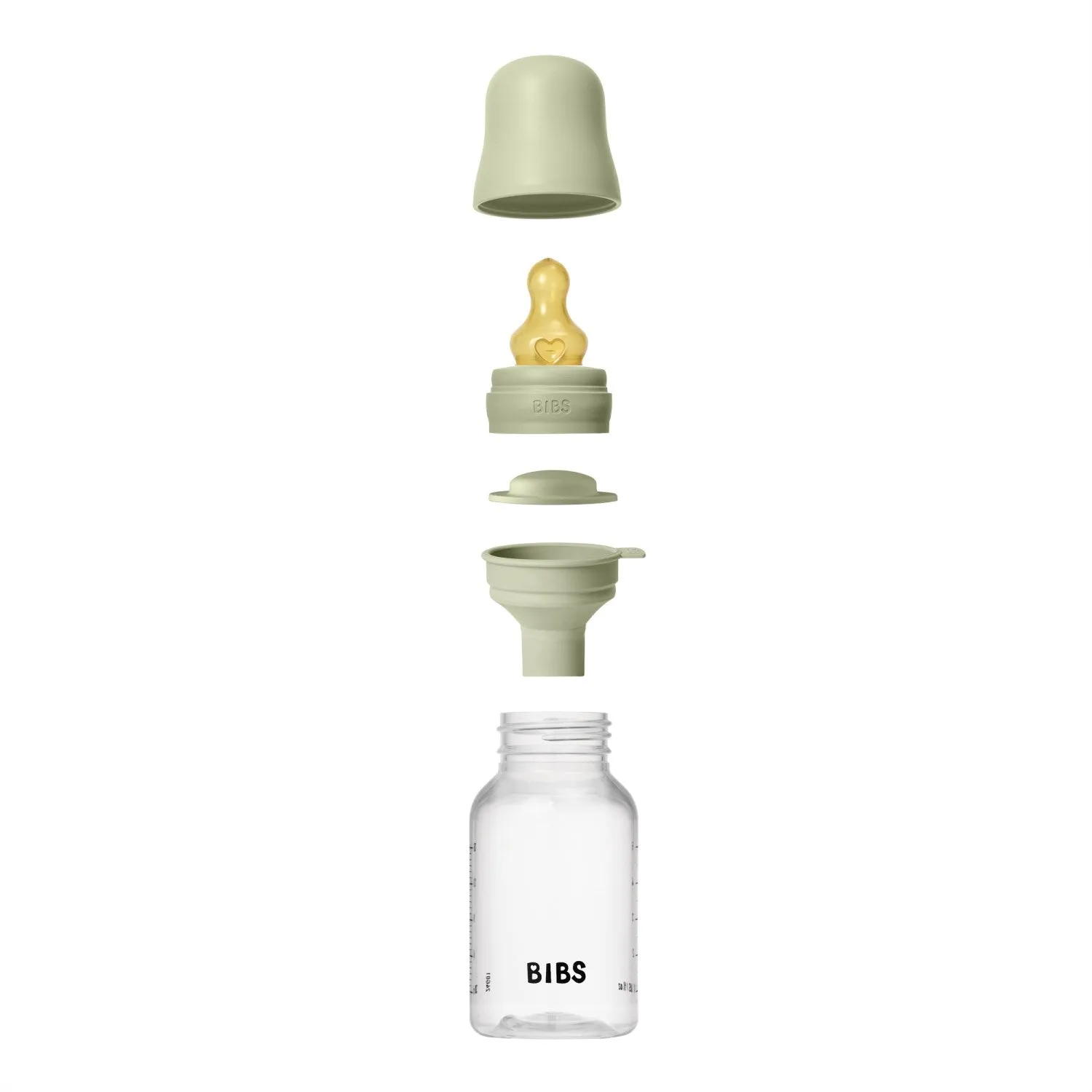 Bibs Sage Bibs Baby Bottle Round Latex 1 Pack 150 ml Slow Flow