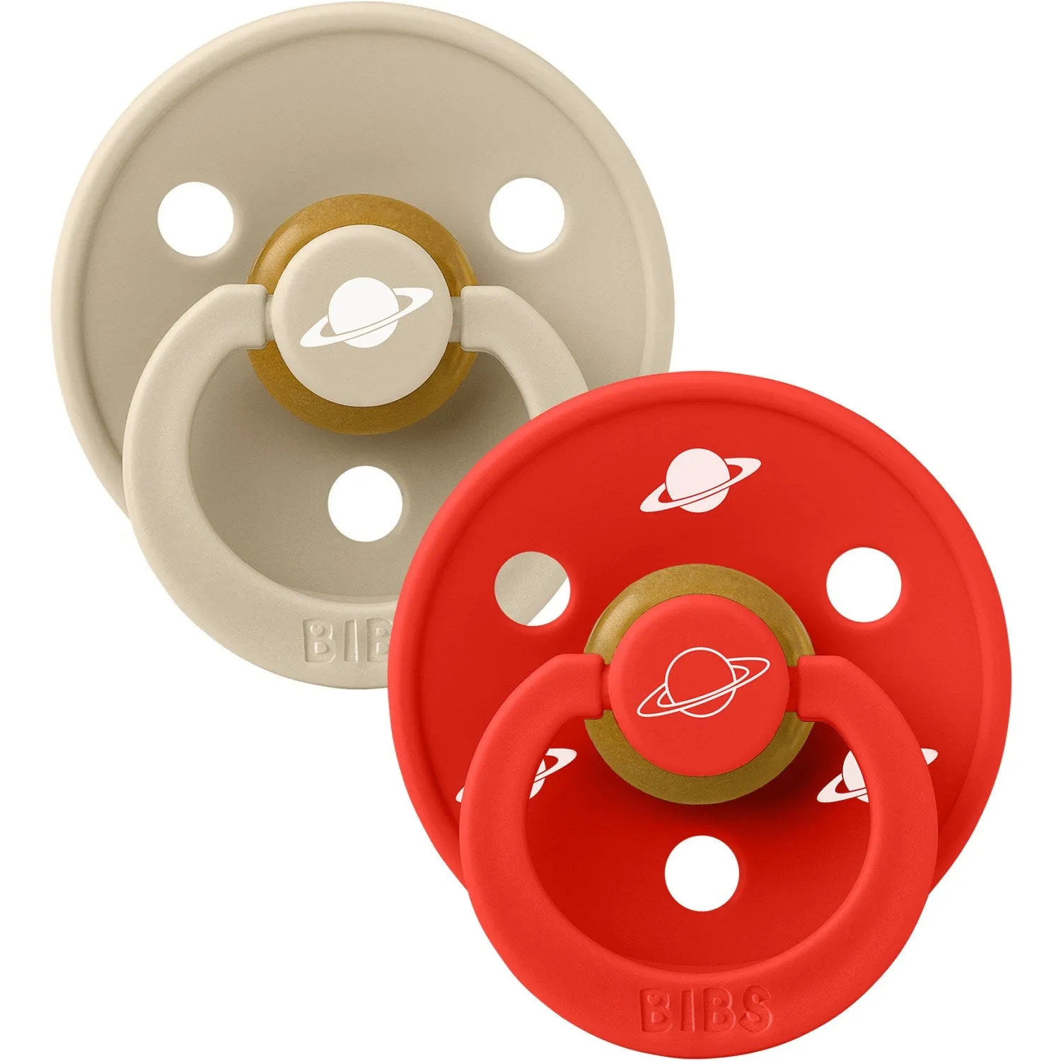 Bibs X Planet Nusa Vanilla Mix Pacifier Colour Latex 2-Pack Size 2
