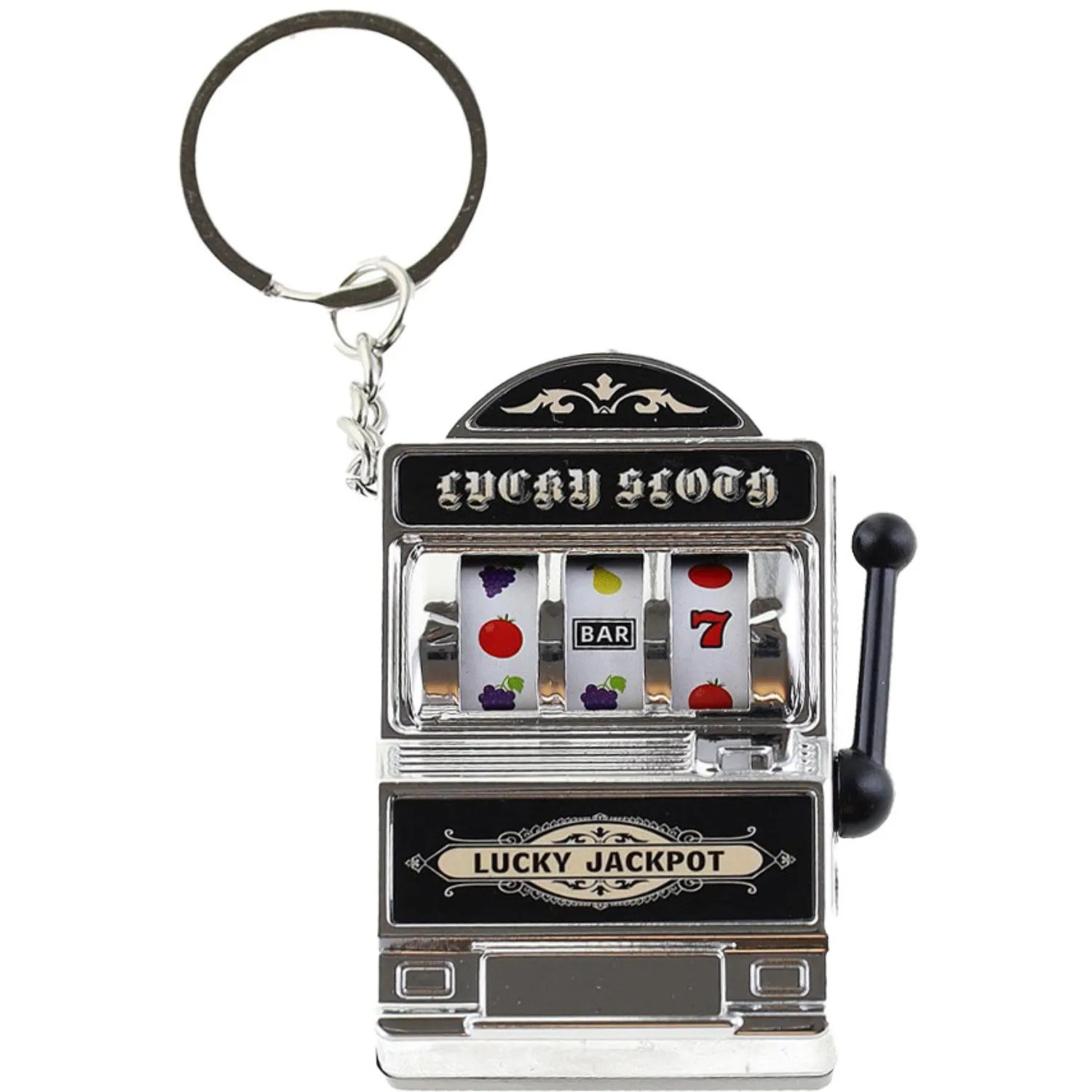 Bow's by Stær Slot Machine Keychain - Silver