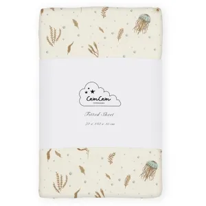 Cam Cam Copenhagen Fitted Sheet Sea Garden