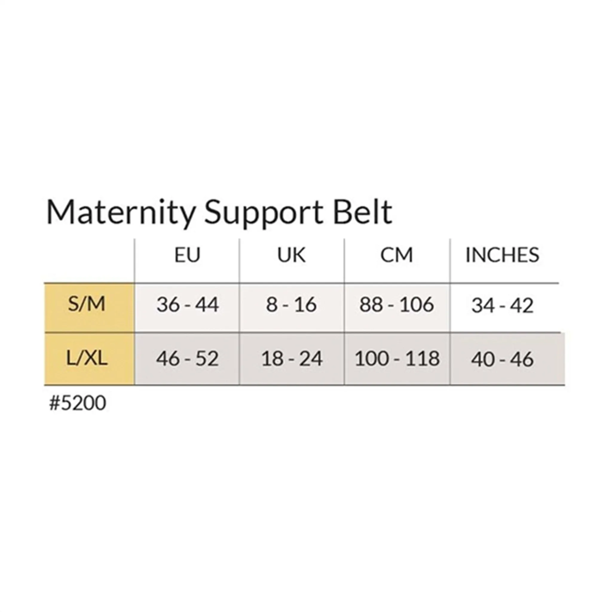 Carriwell Maternity Support Belt Black