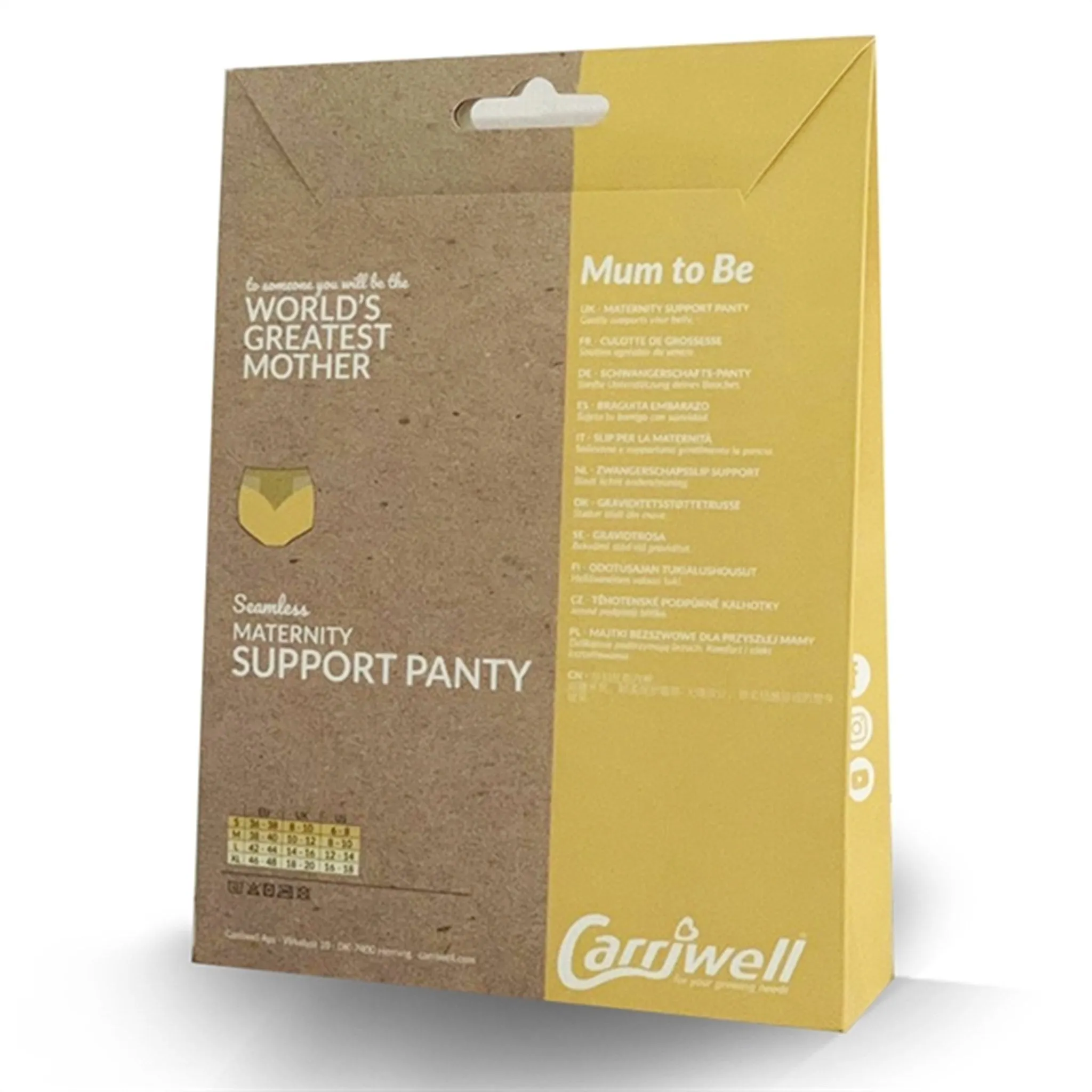 Carriwell Maternity Support Panty White