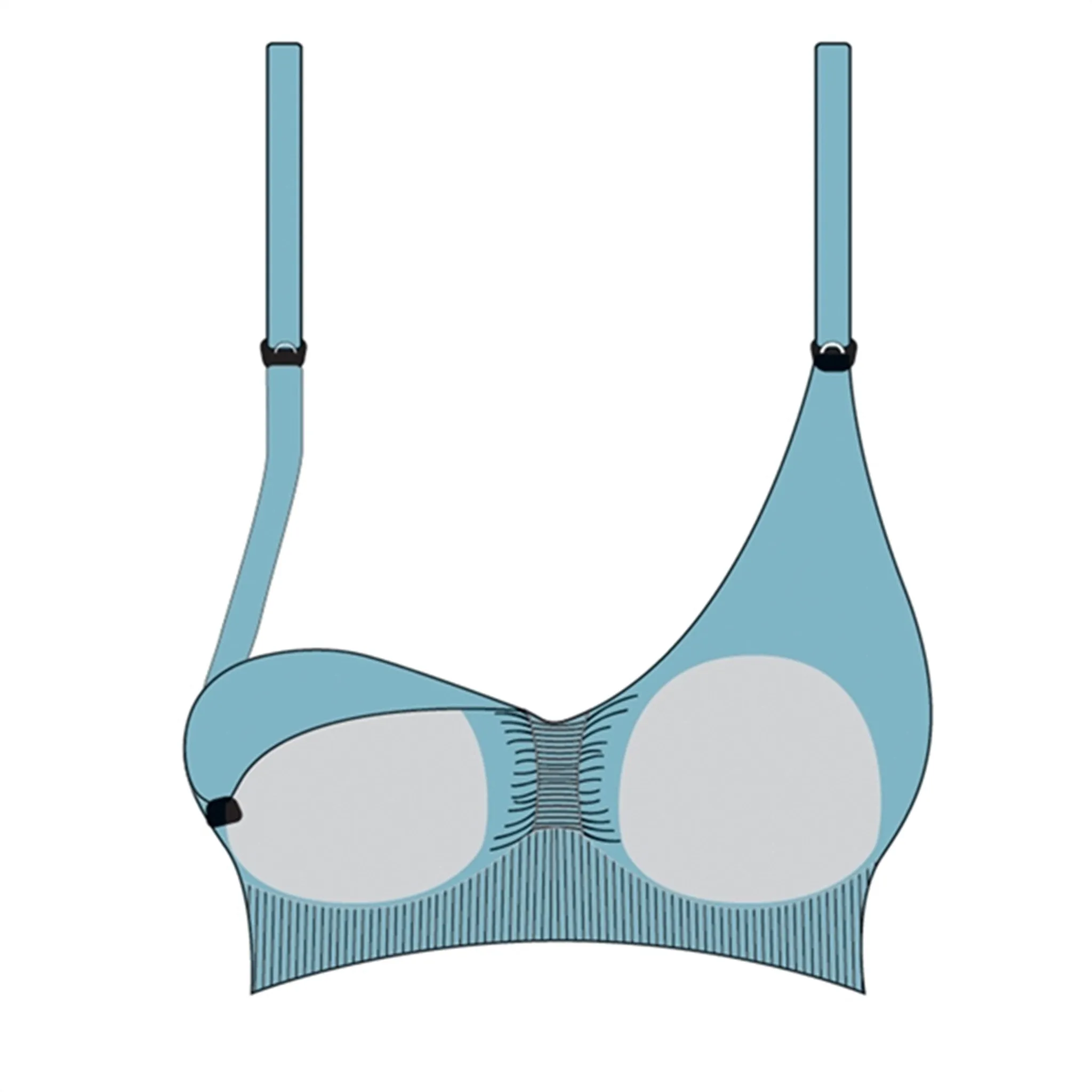 Carriwell Padded Maternity And Nursing Bra Black