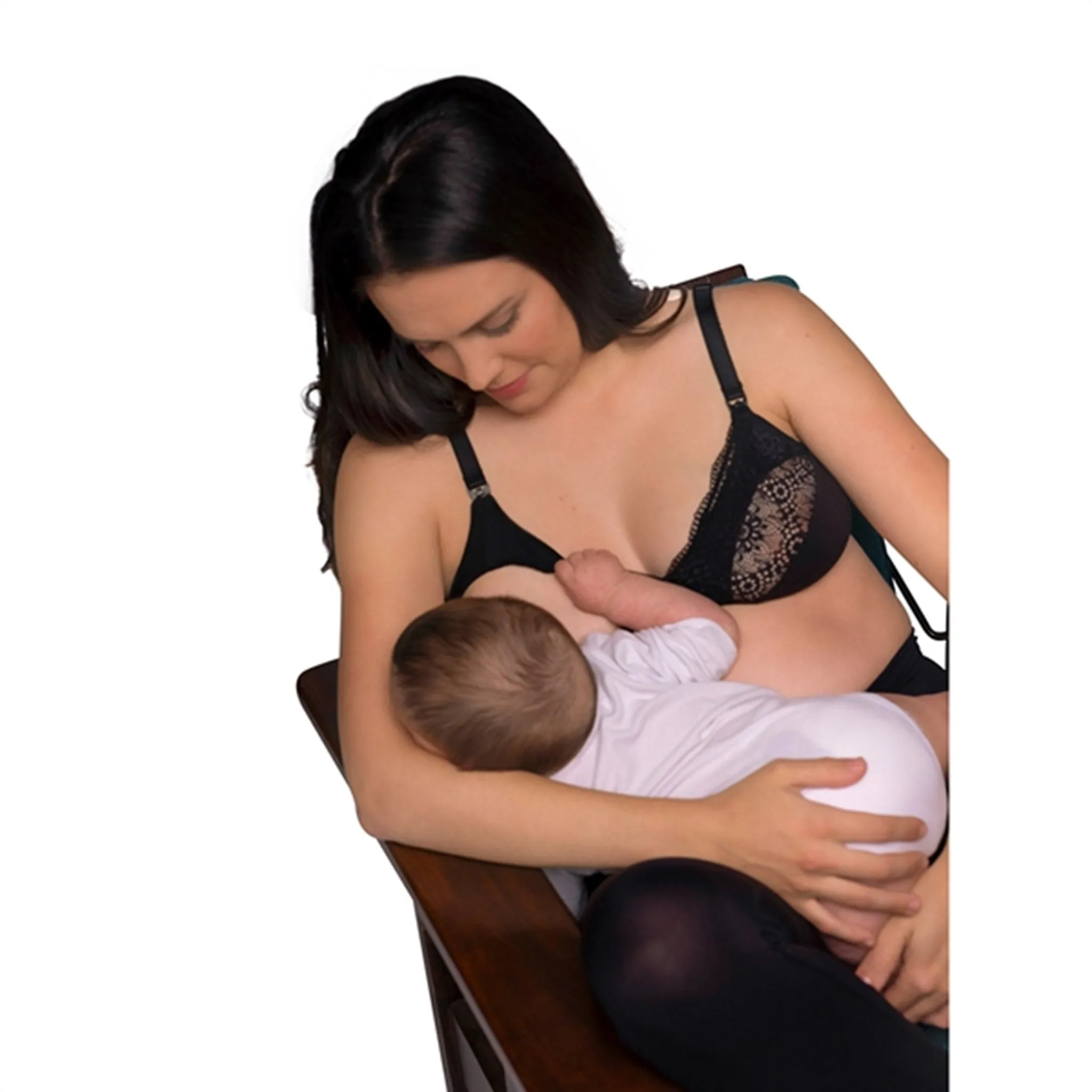 Carriwell Soft as Silk Nursing Bra Black
