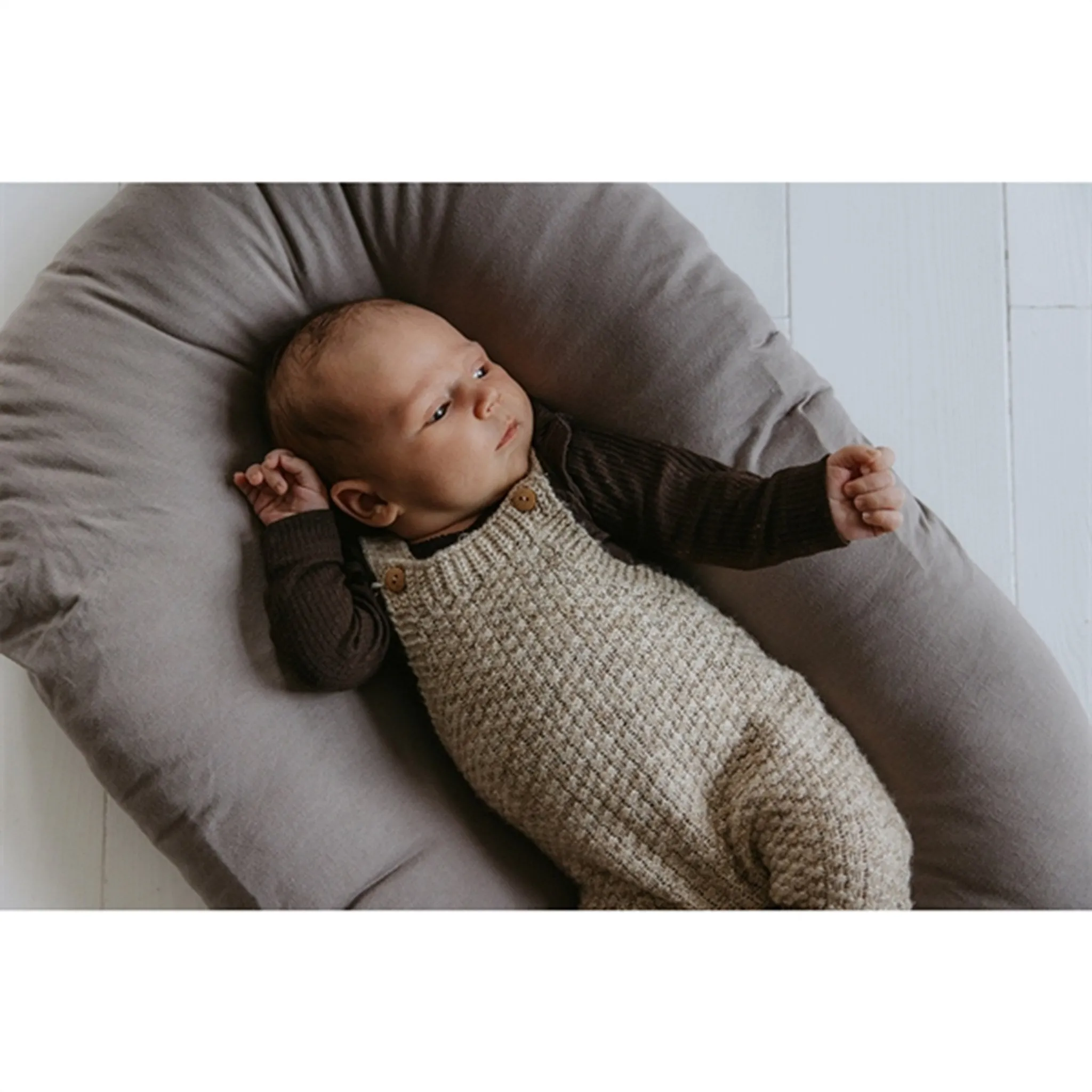 Cocoon Amazing Maize Baby Lounger Cover Dusted Brown