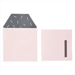 Design Letters Happy Birthday Card Pink