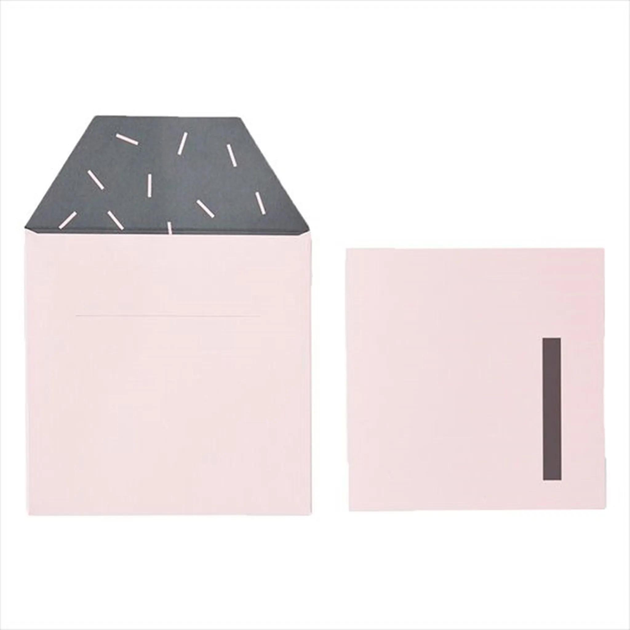 Design Letters Happy Birthday Card Pink