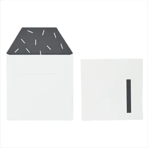 Design Letters Happy Birthday Card White