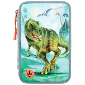 Dino World Triple Pencil Case LED T-Rex