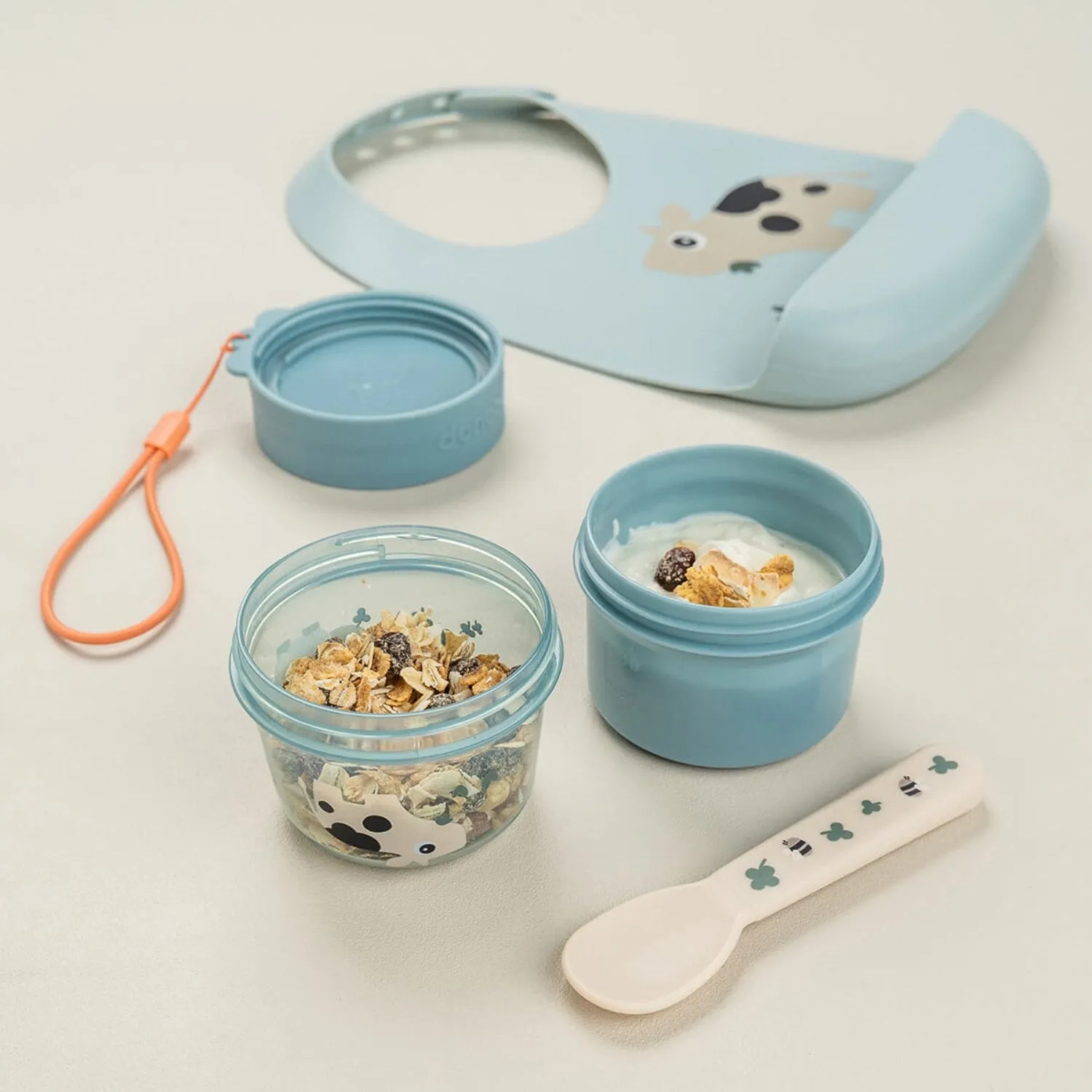 DonebyDeer Blue To go 2-way snack bucket S Tiny farm