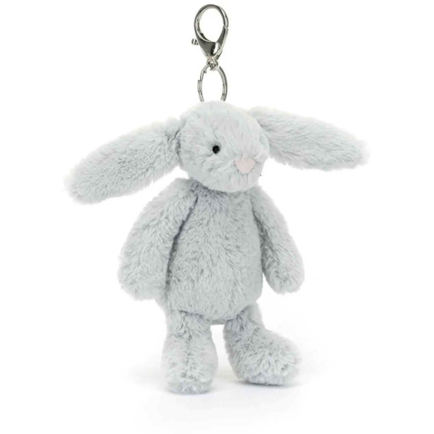 Jellycat Bashful Rabbit, Bobbie Jasmine Bag Charm